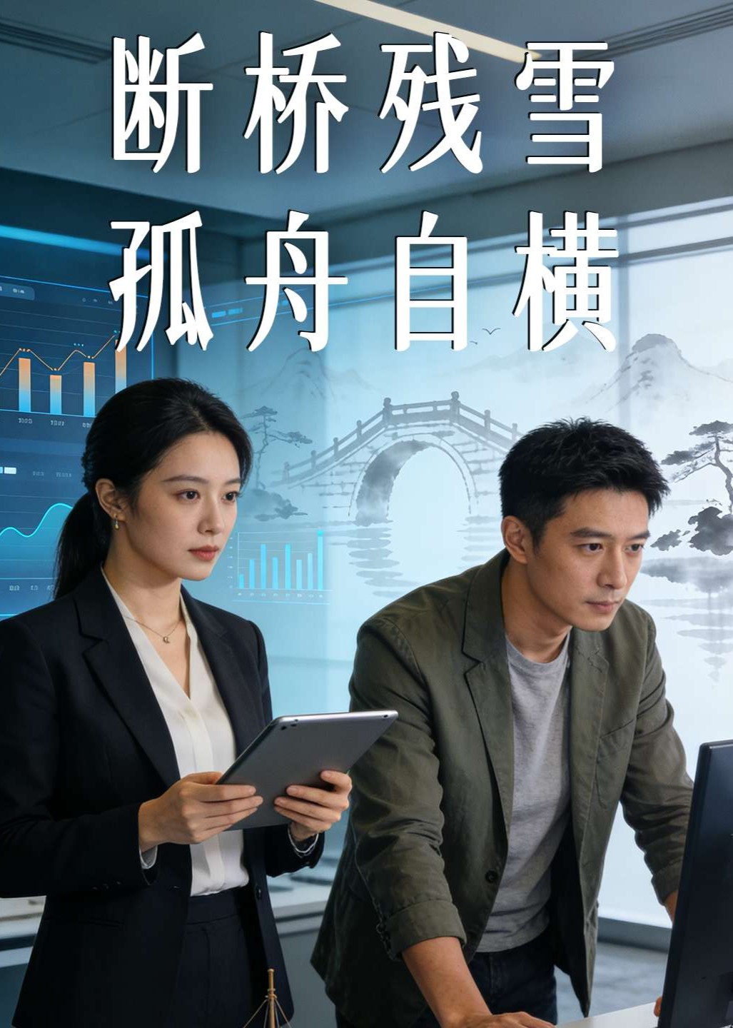 断桥残雪孤舟自横