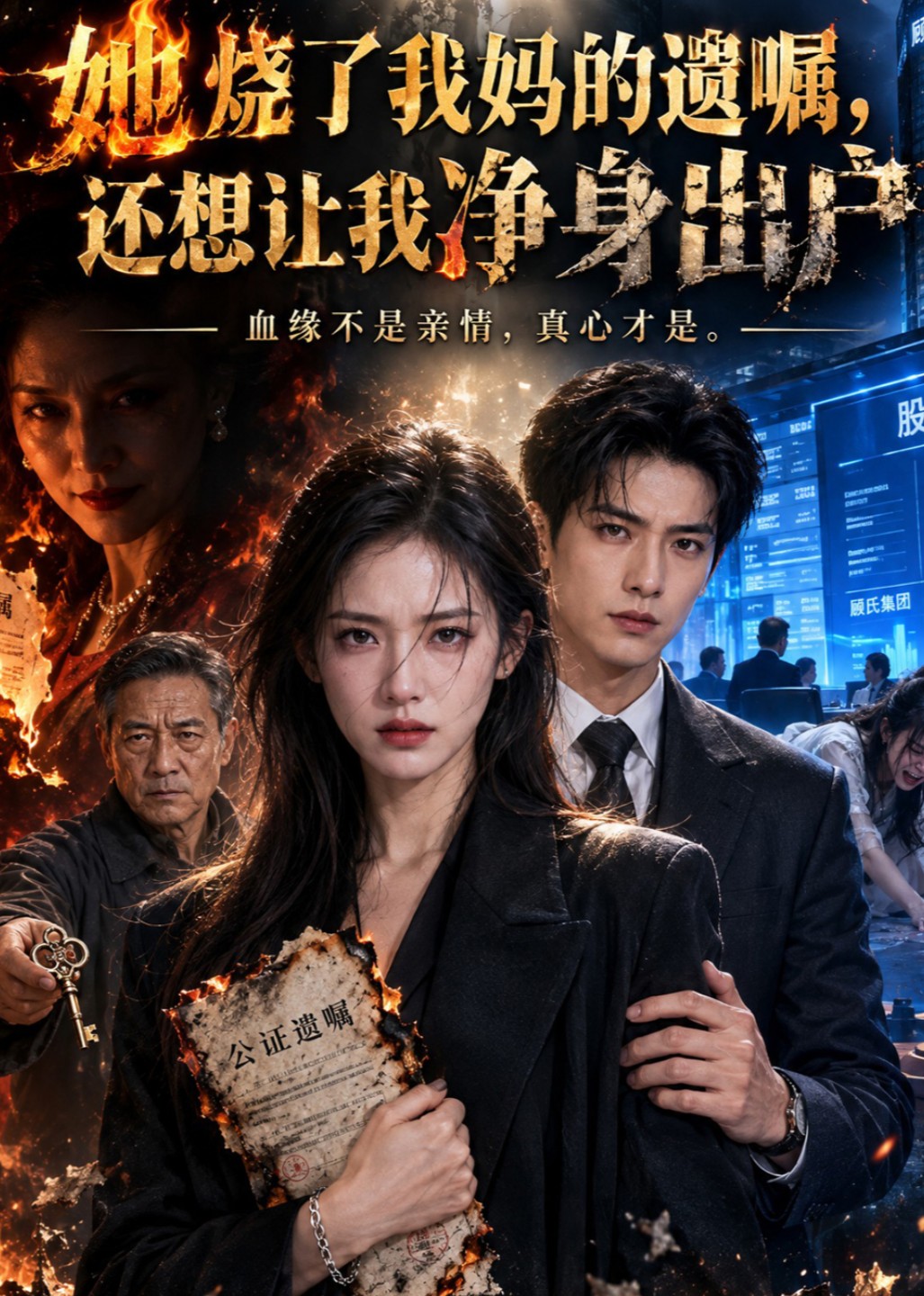 她烧了我妈的遗嘱，还想让我净身出户封面图