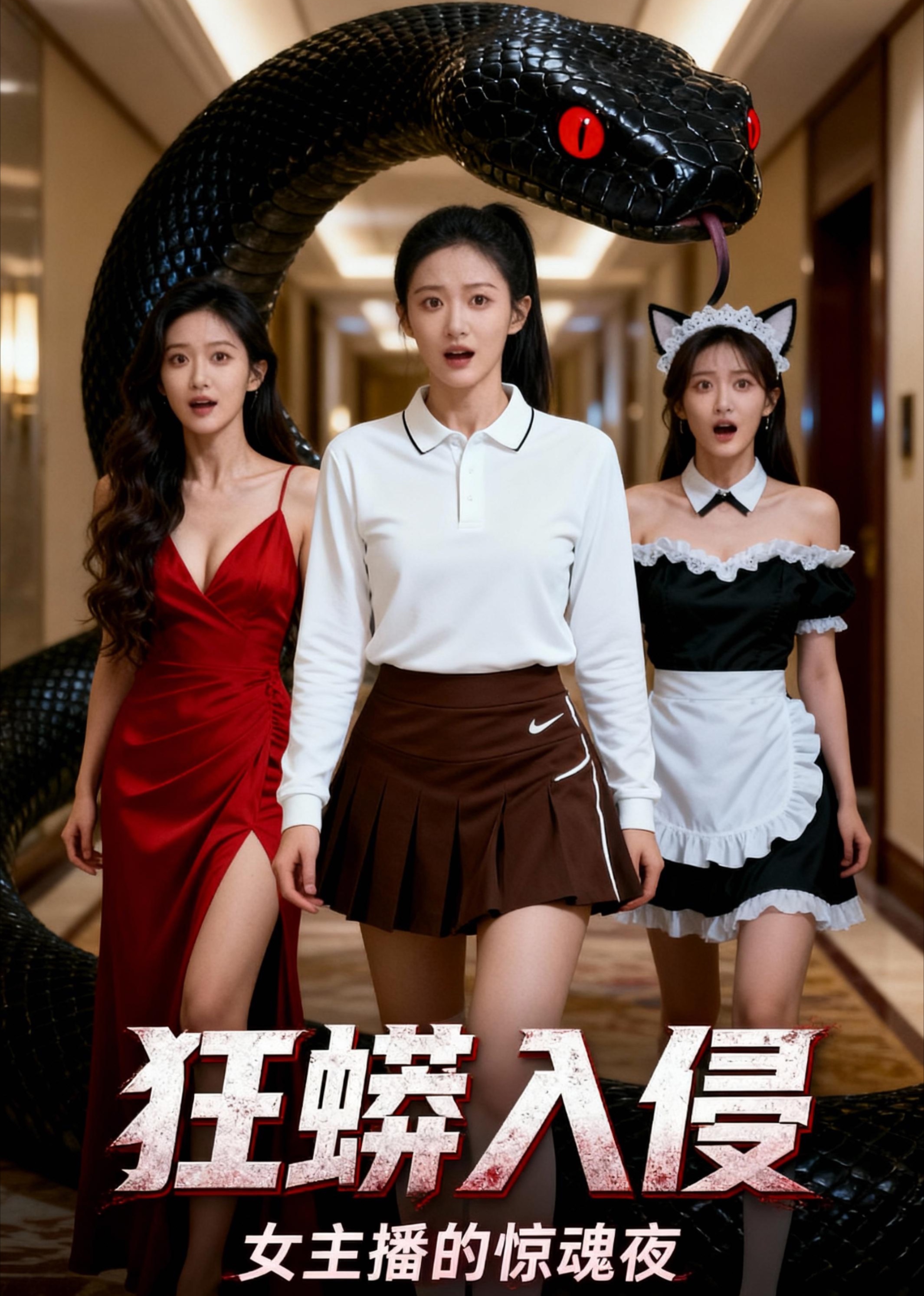 狂蟒入侵：女主播惊魂夜封面图