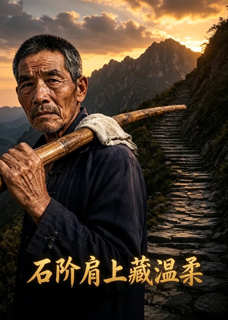 石阶肩上藏温柔