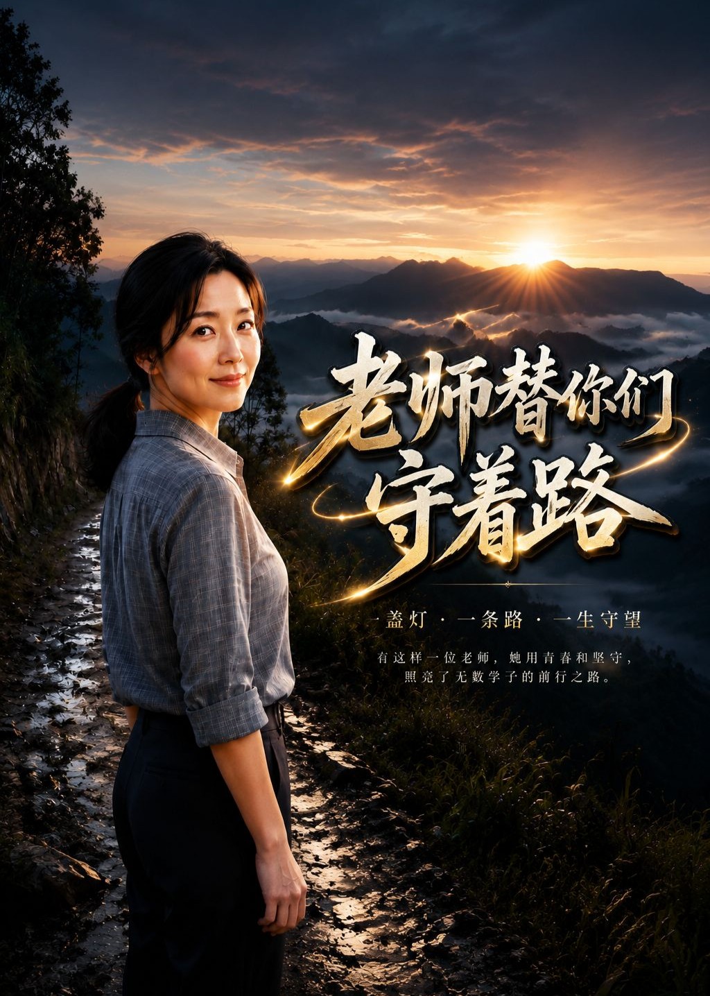老师替你们守着路