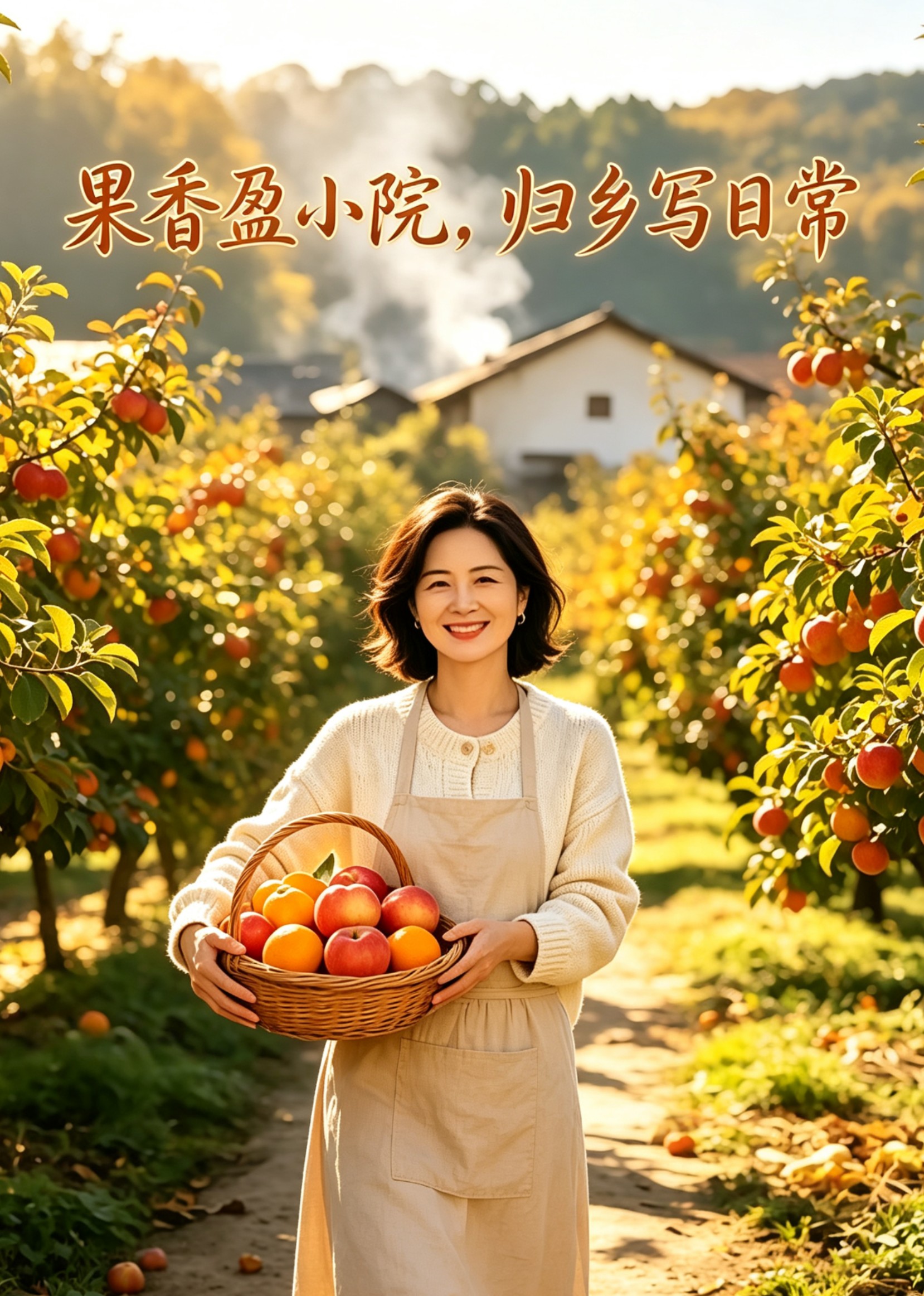 果香盈小院，归乡写日常