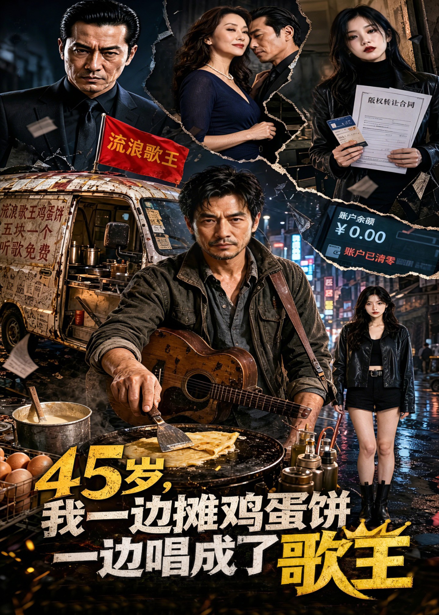 45岁，我一边摊鸡蛋饼一边唱成了歌王
