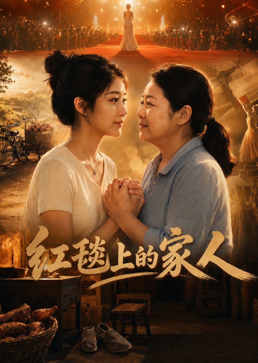 红毯上的家人