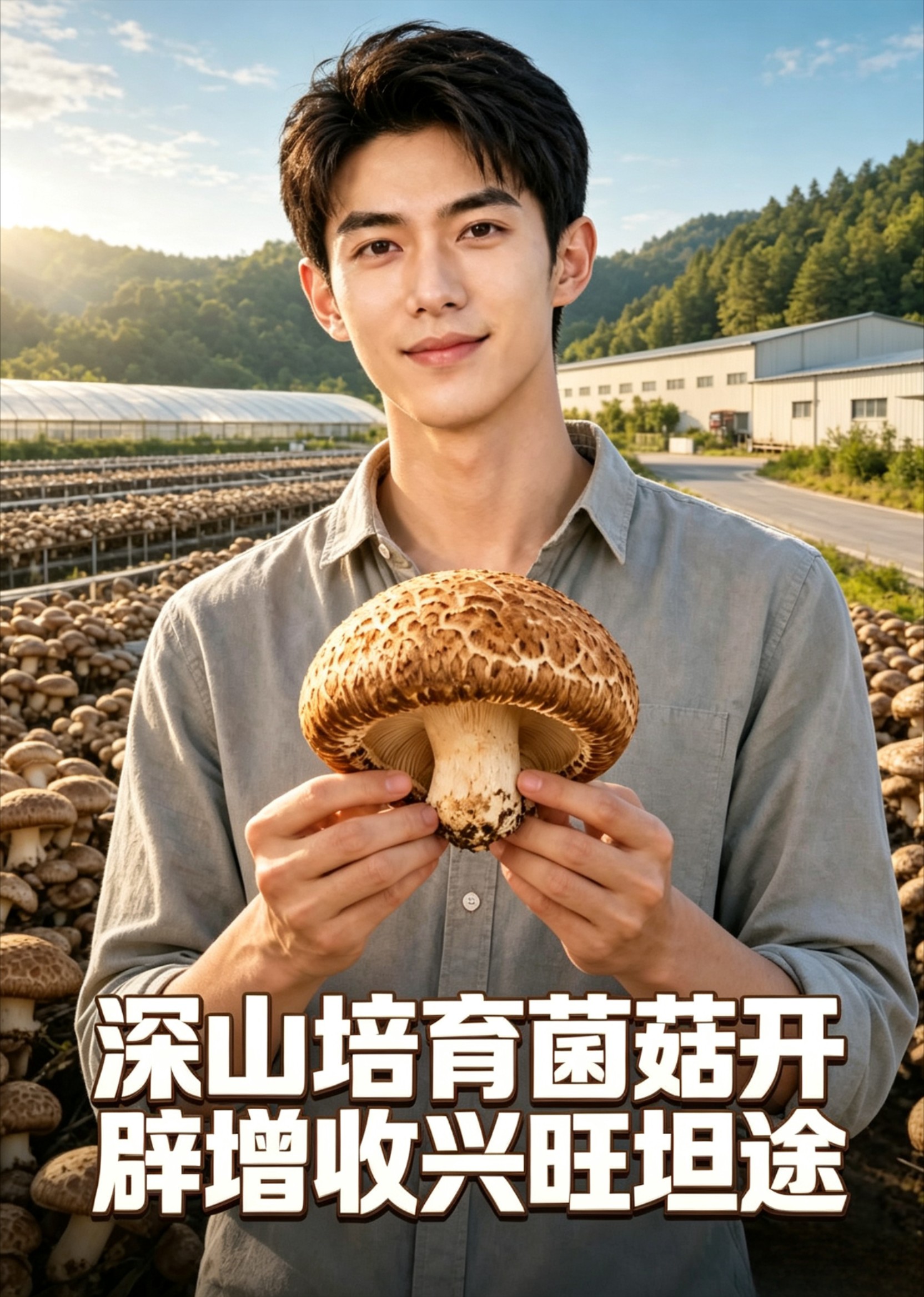 深山培育菌菇开辟增收兴旺坦途