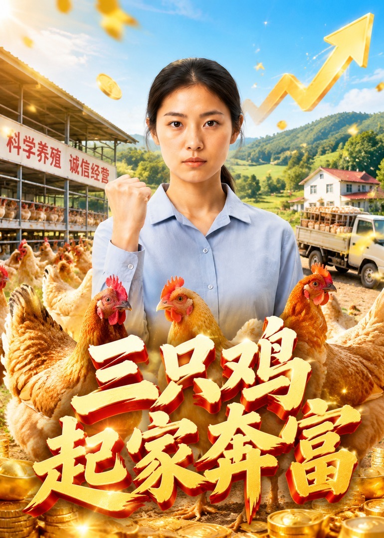 三只鸡起家奔富