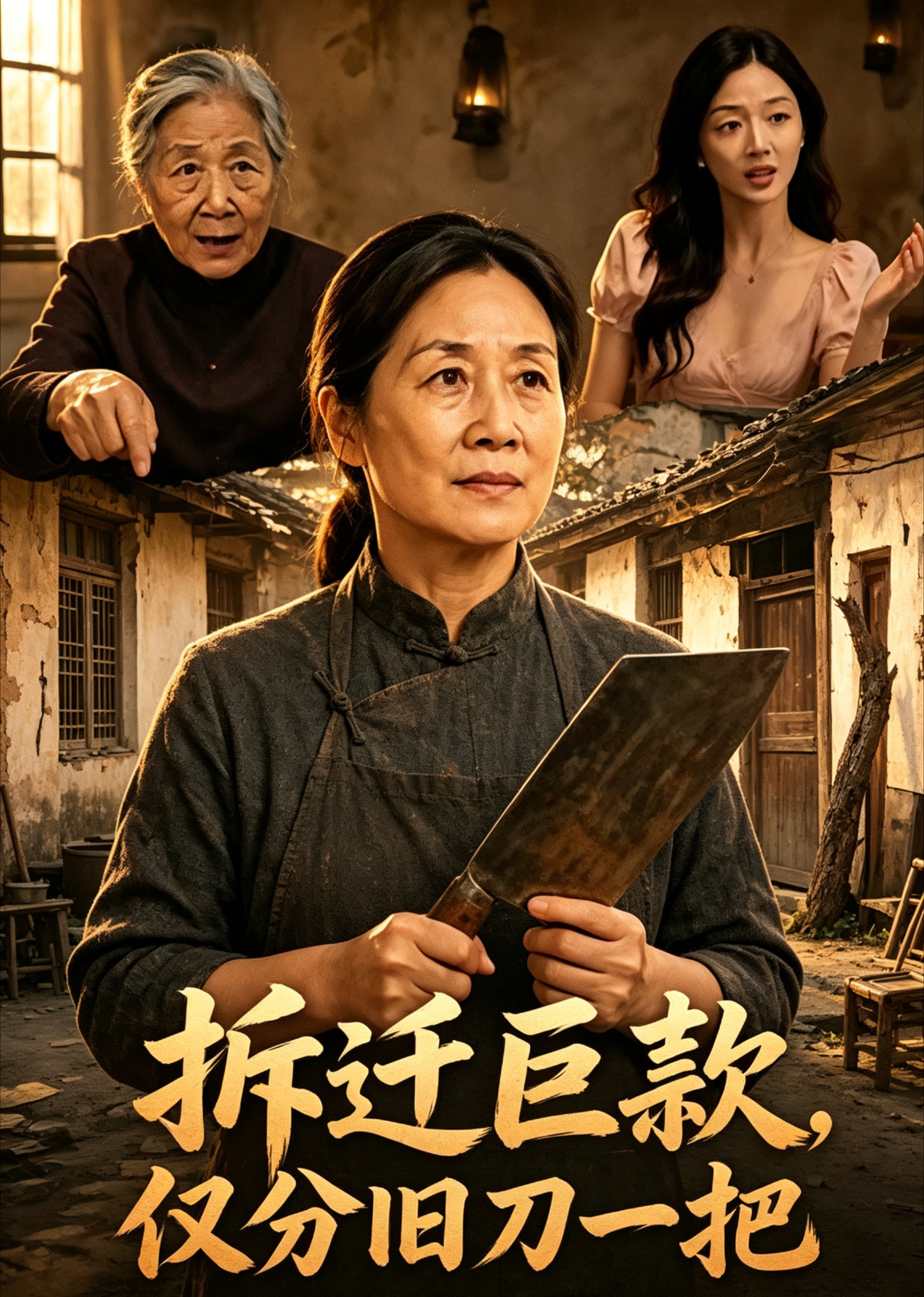 拆迁巨款，仅分旧刀一把