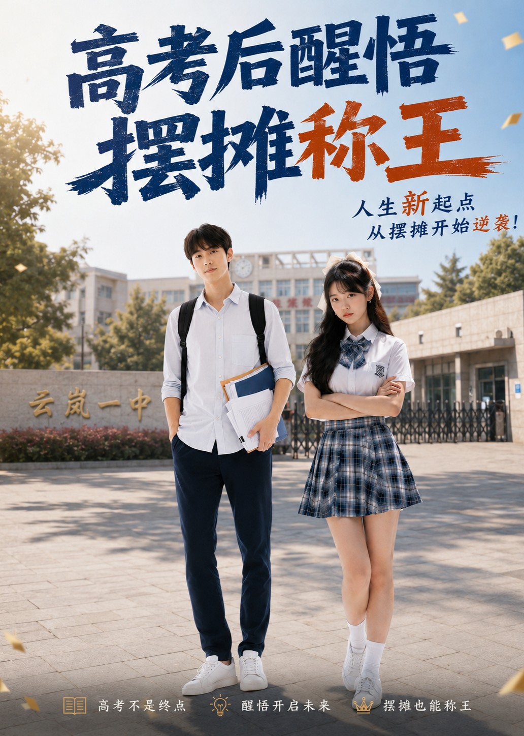 高考后醒悟，摆摊成王