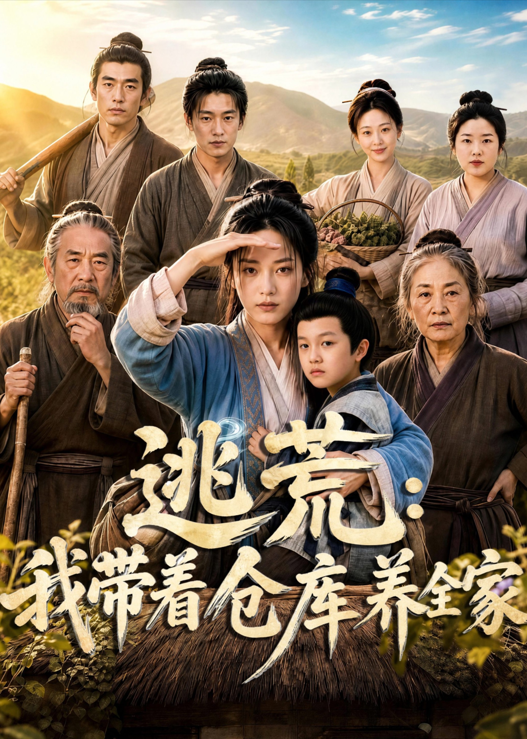 逃荒我带着仓库养全家封面图