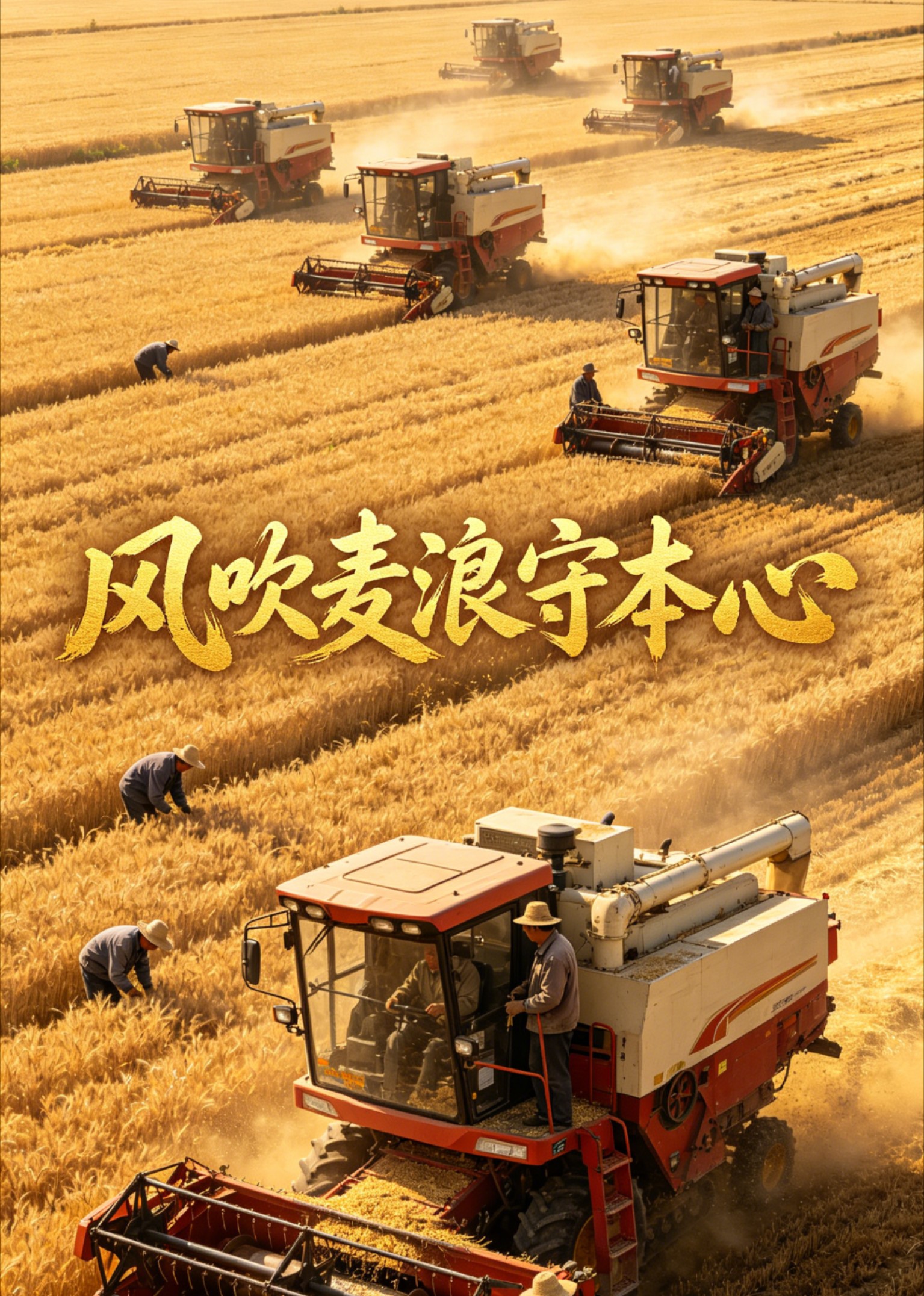 风吹麦浪守本心