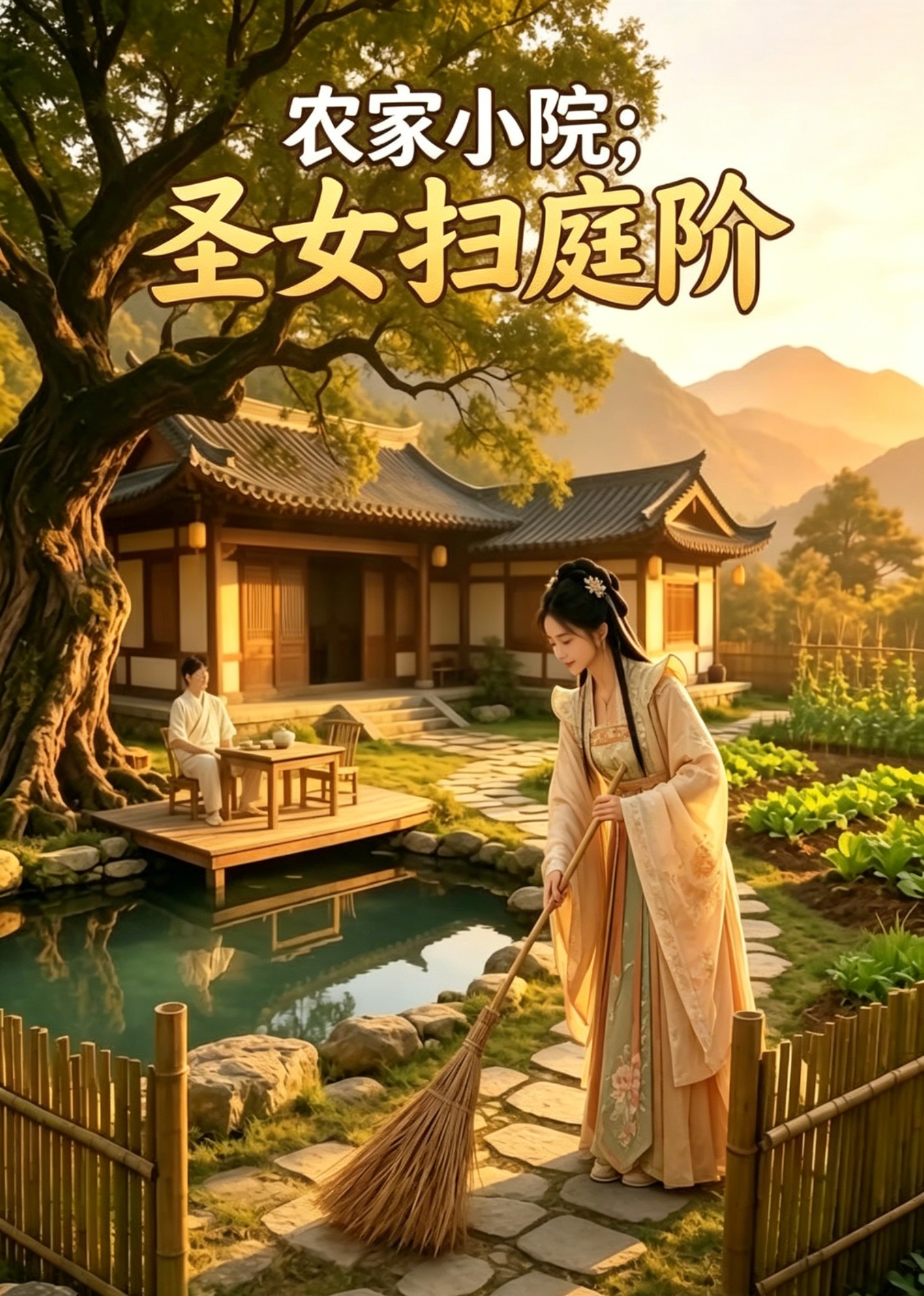 农家小院，圣女扫庭阶