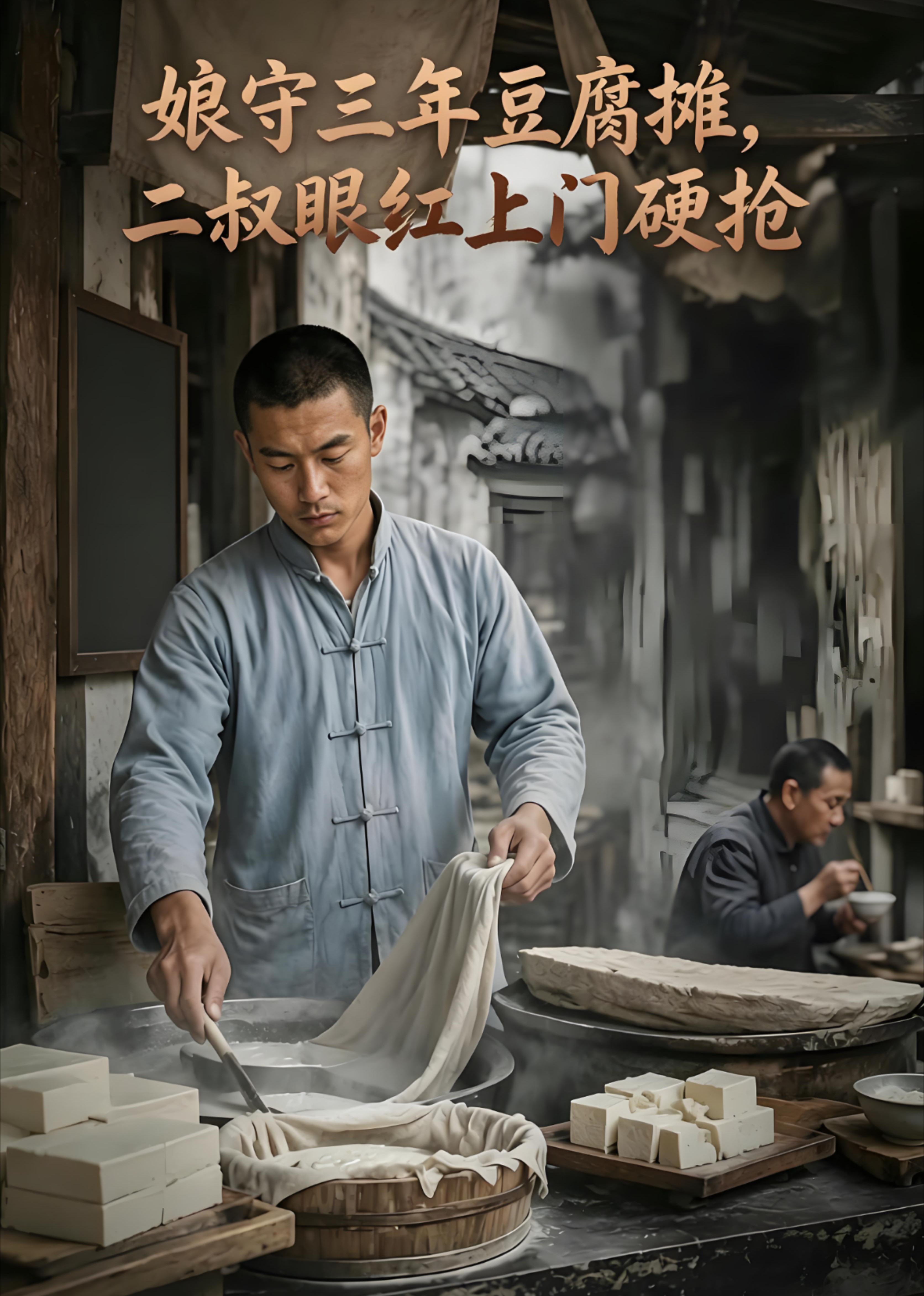 娘守三年豆腐摊，二叔眼红上门硬抢
