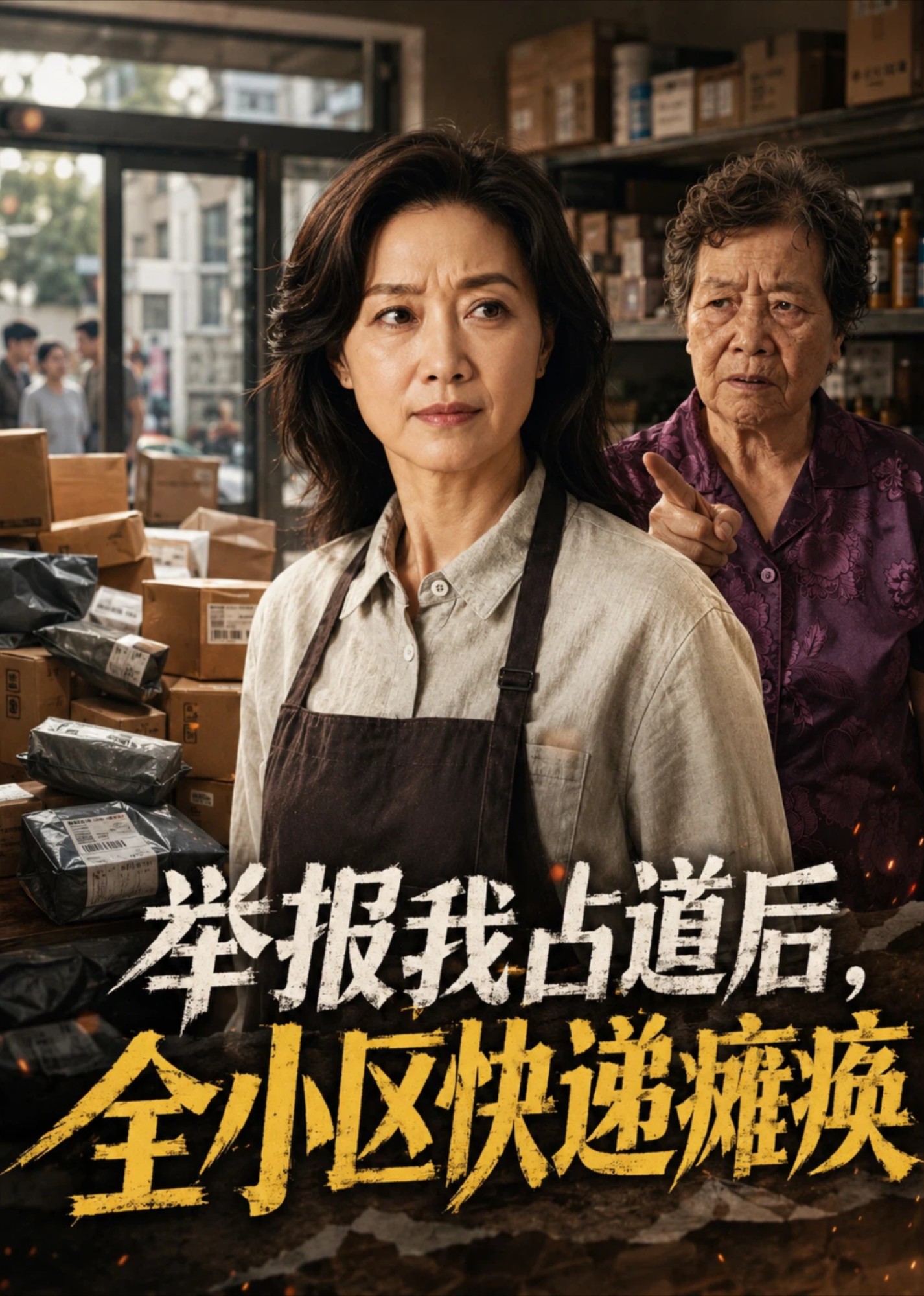 举报我占道后，全小区快递瘫痪