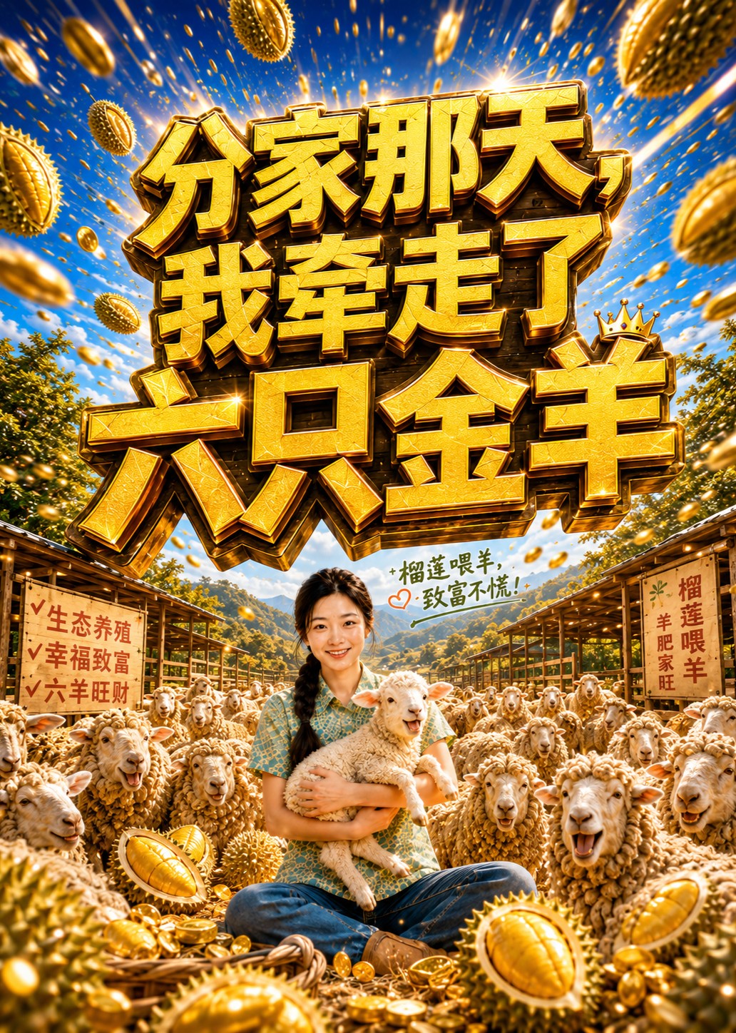 分家那天，我牵走了六只金羊