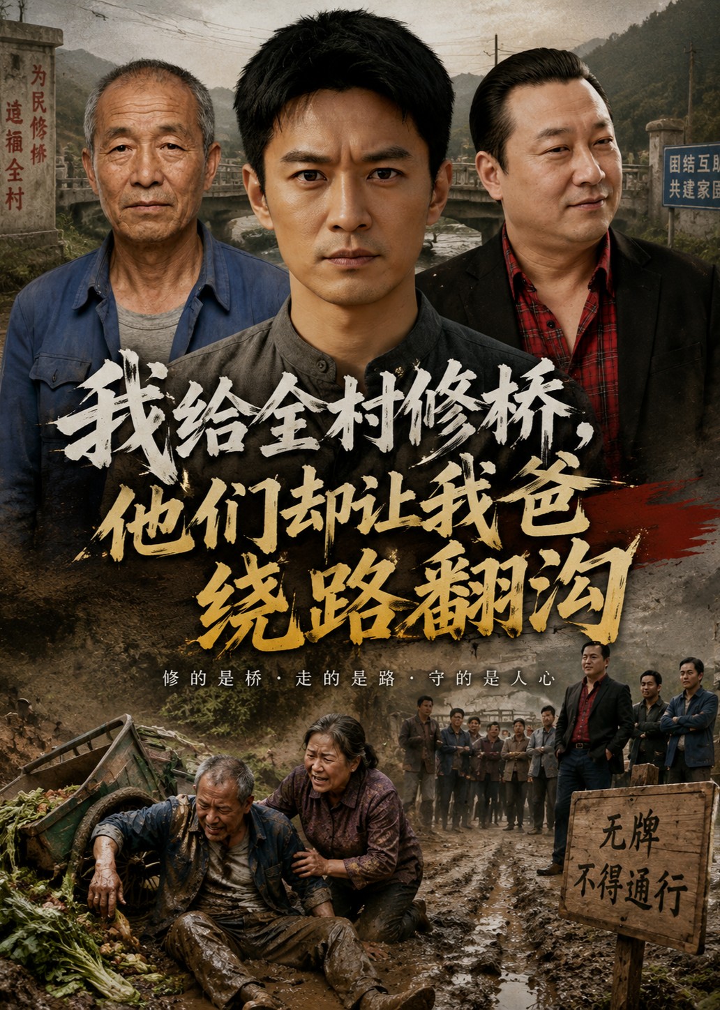 我给全村修桥，他们却让我爸绕路翻沟