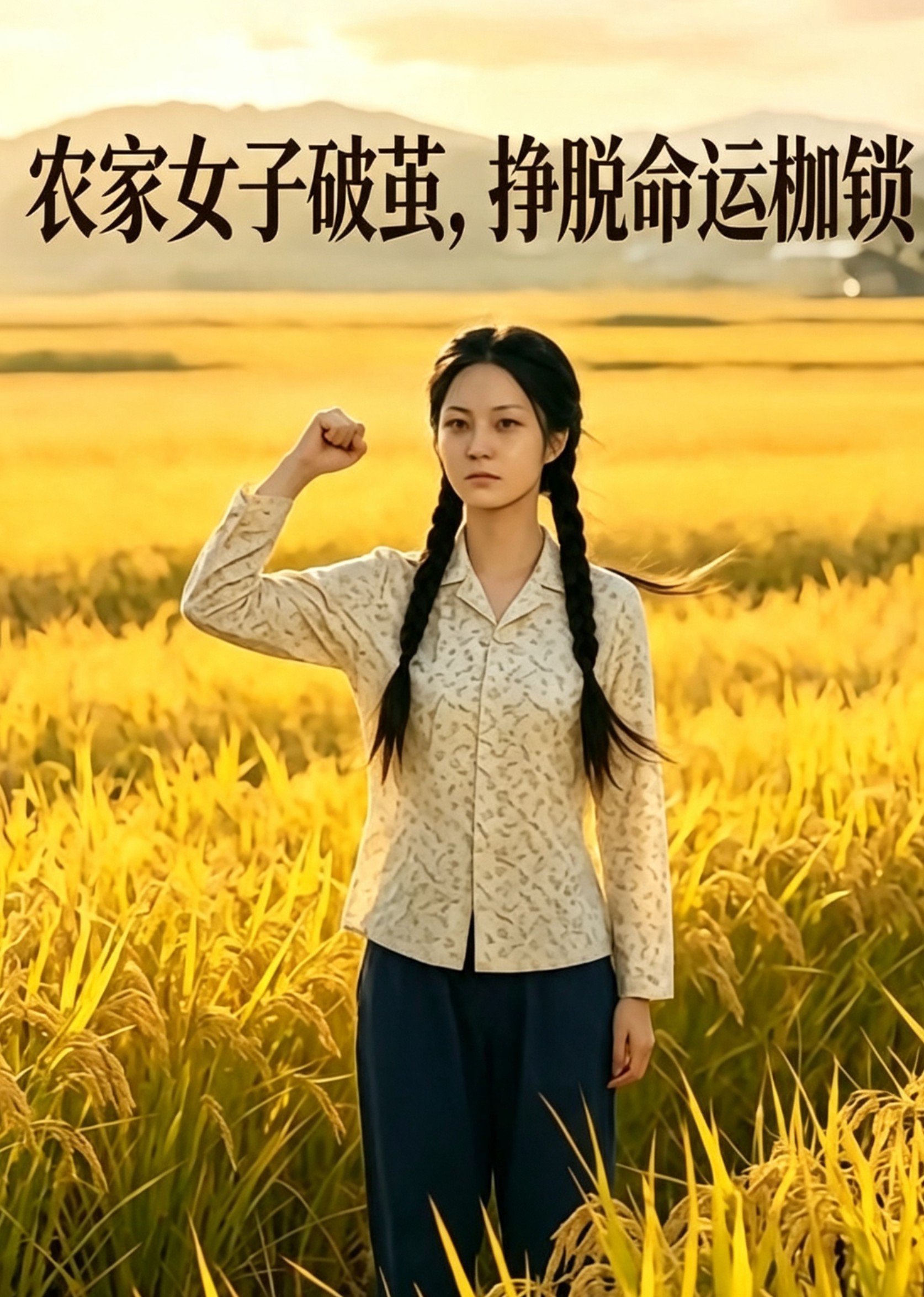 农家女子破茧，挣脱命运枷锁封面图