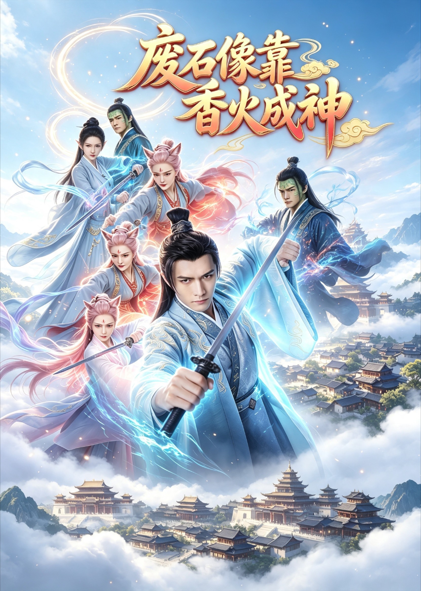 废石像靠香火成神