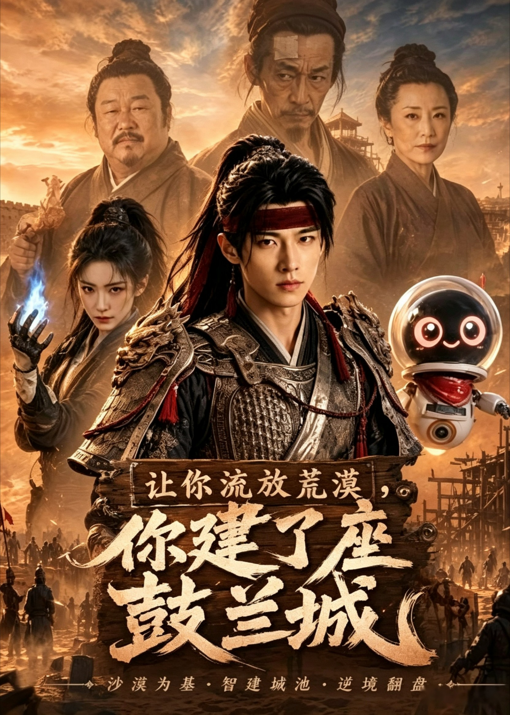 让你流放荒漠，你建了座鼓兰城