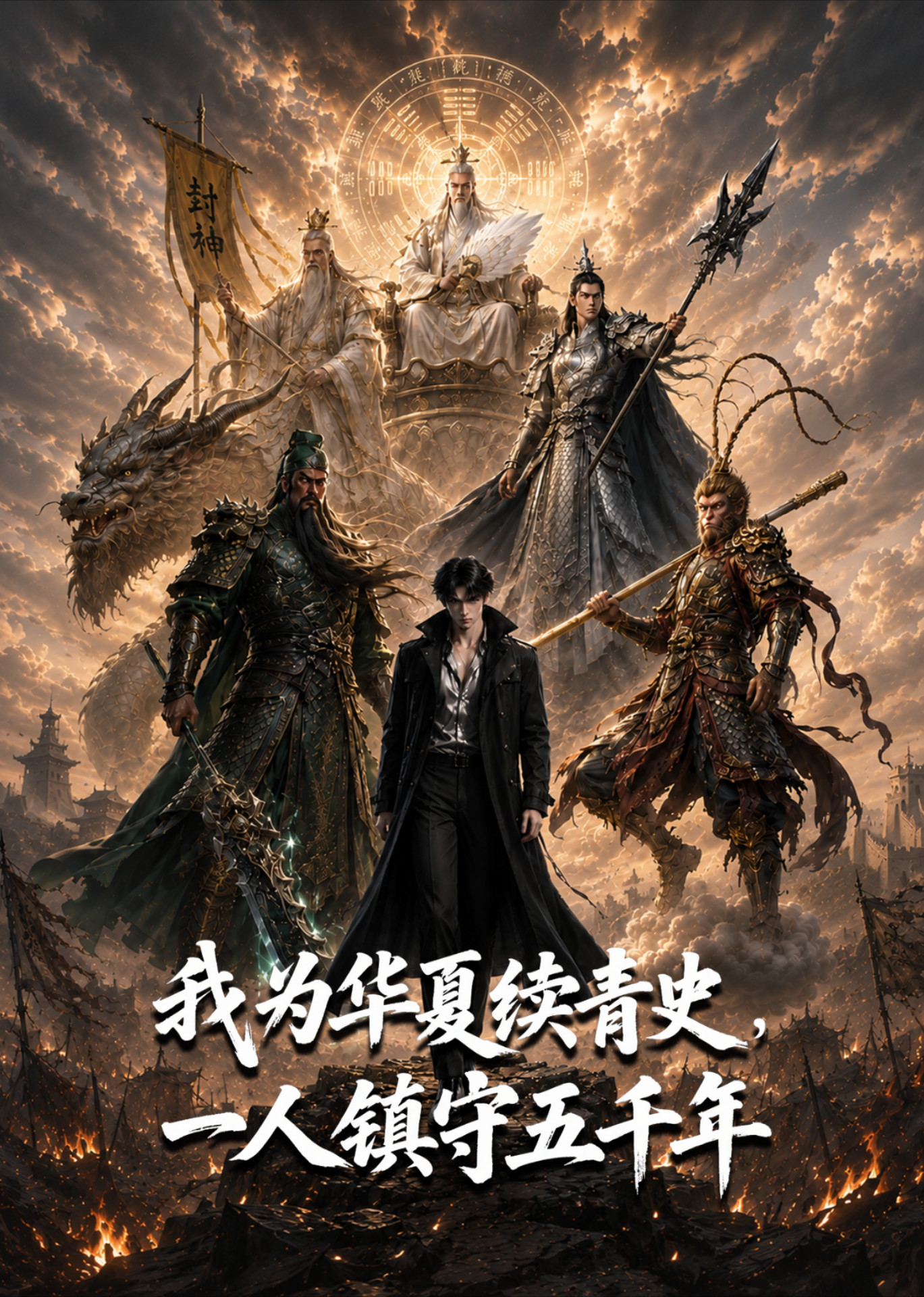 我为华夏续青史，一人镇守五千年