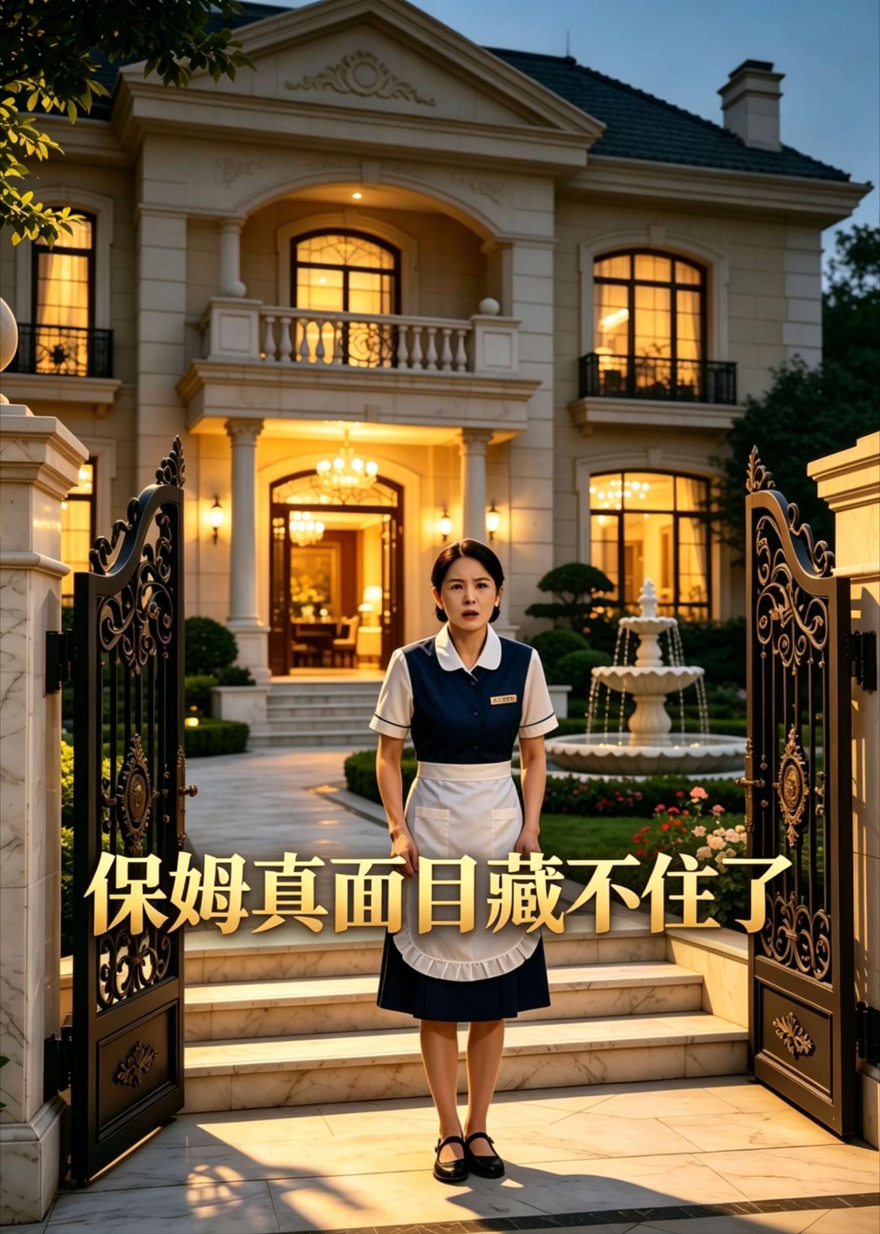 保姆真面目藏不住了