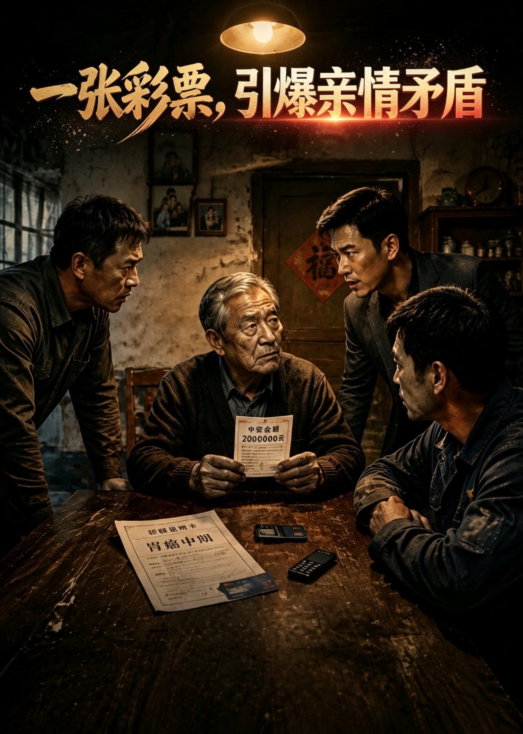 一张彩票，引爆亲情矛盾