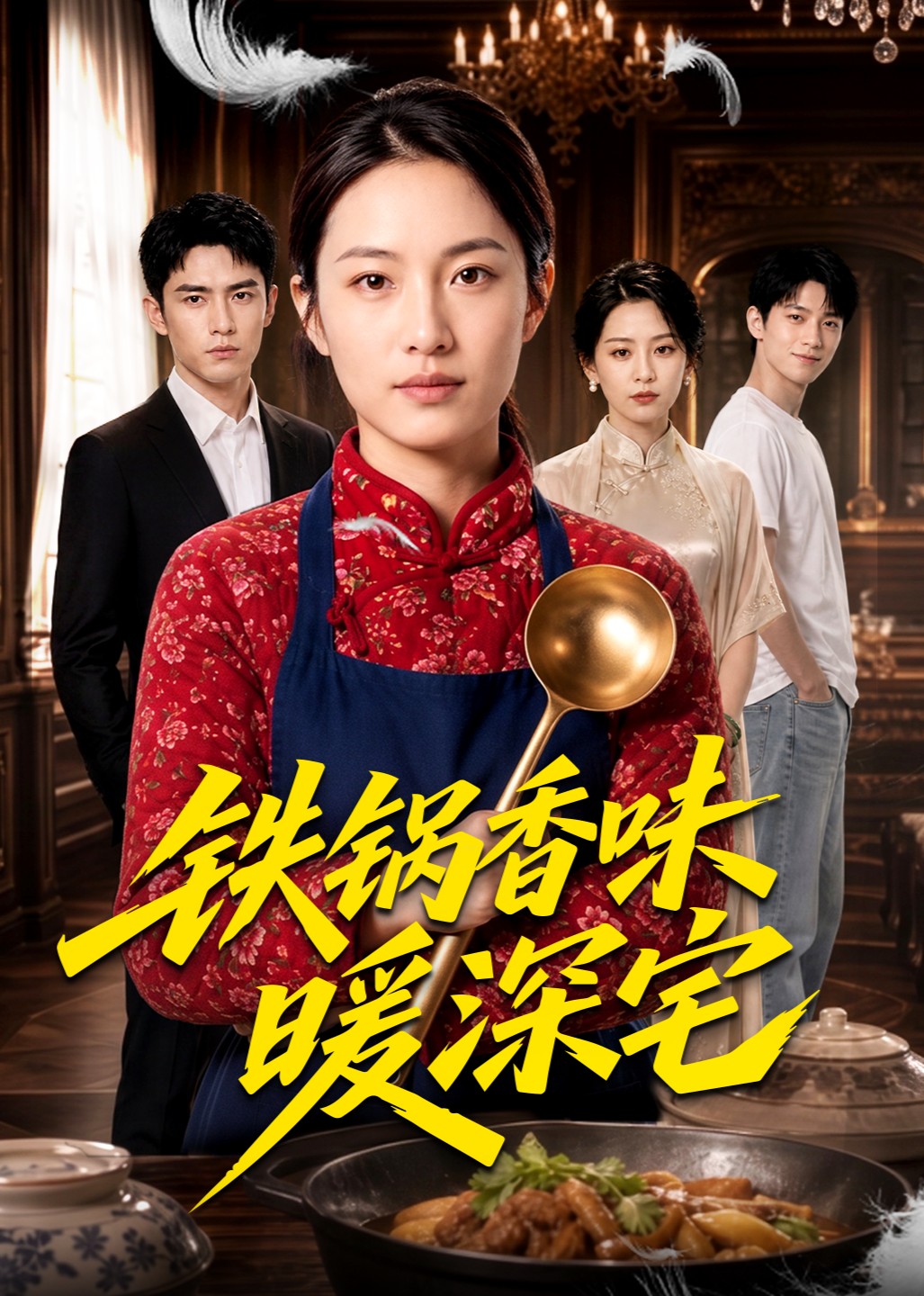 铁锅香味暖深宅 海报