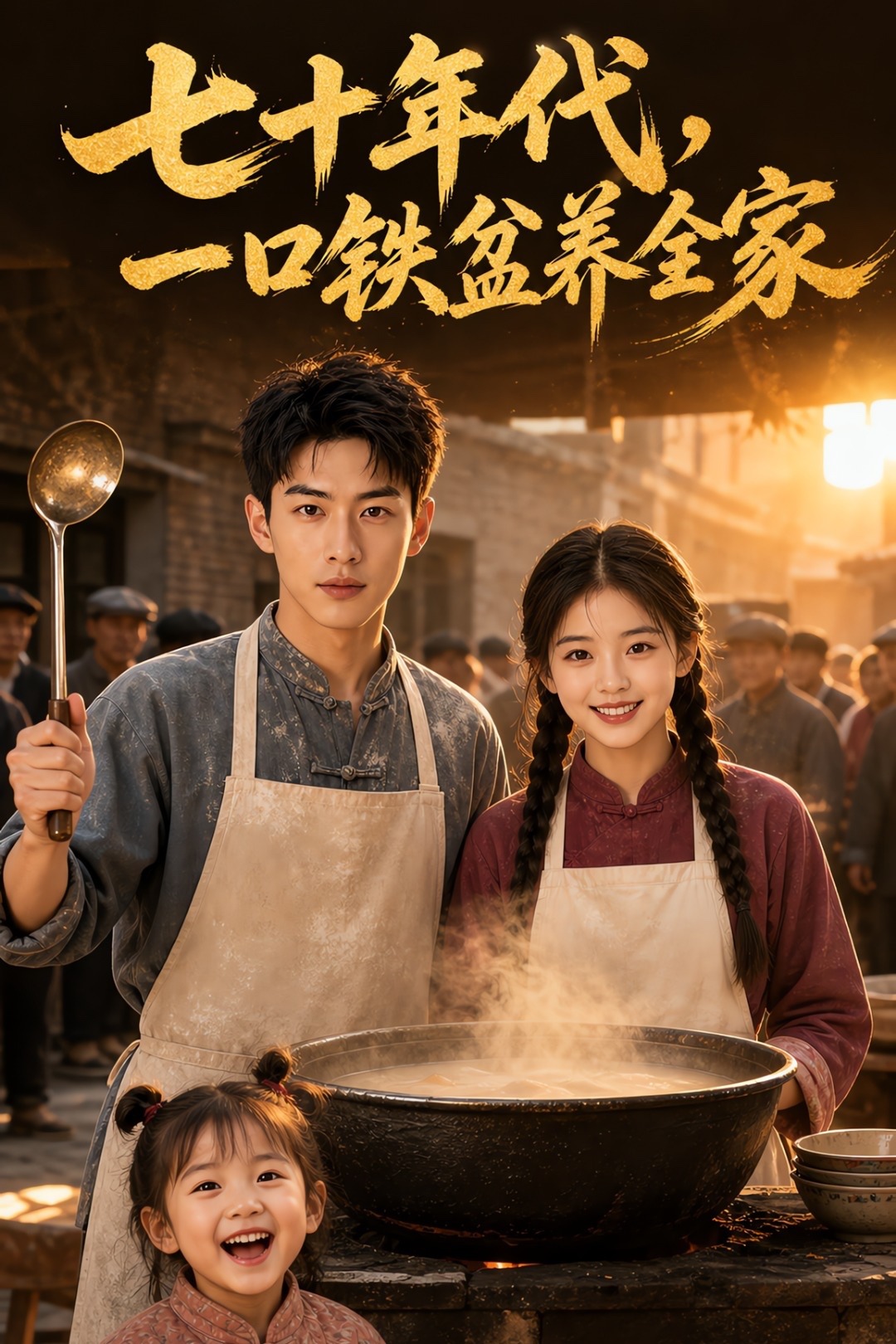 七十年代，一口铁盆养全家封面图