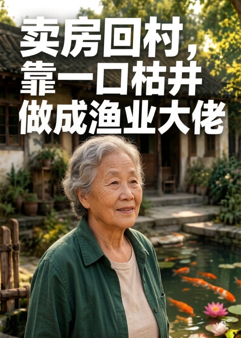 卖房回村，靠一口枯井做成渔业大佬