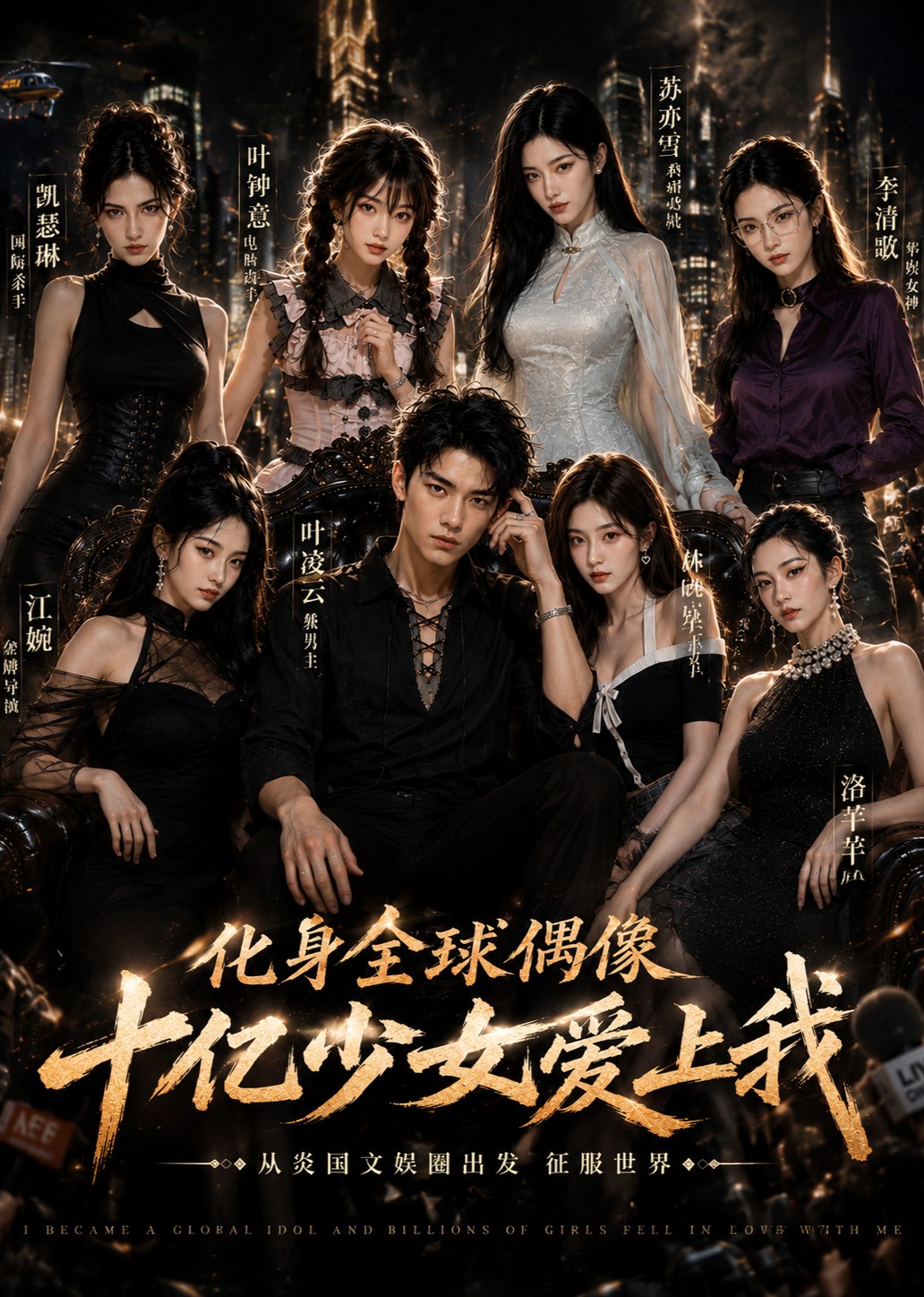 化身全球偶像，十亿少女爱上我封面图