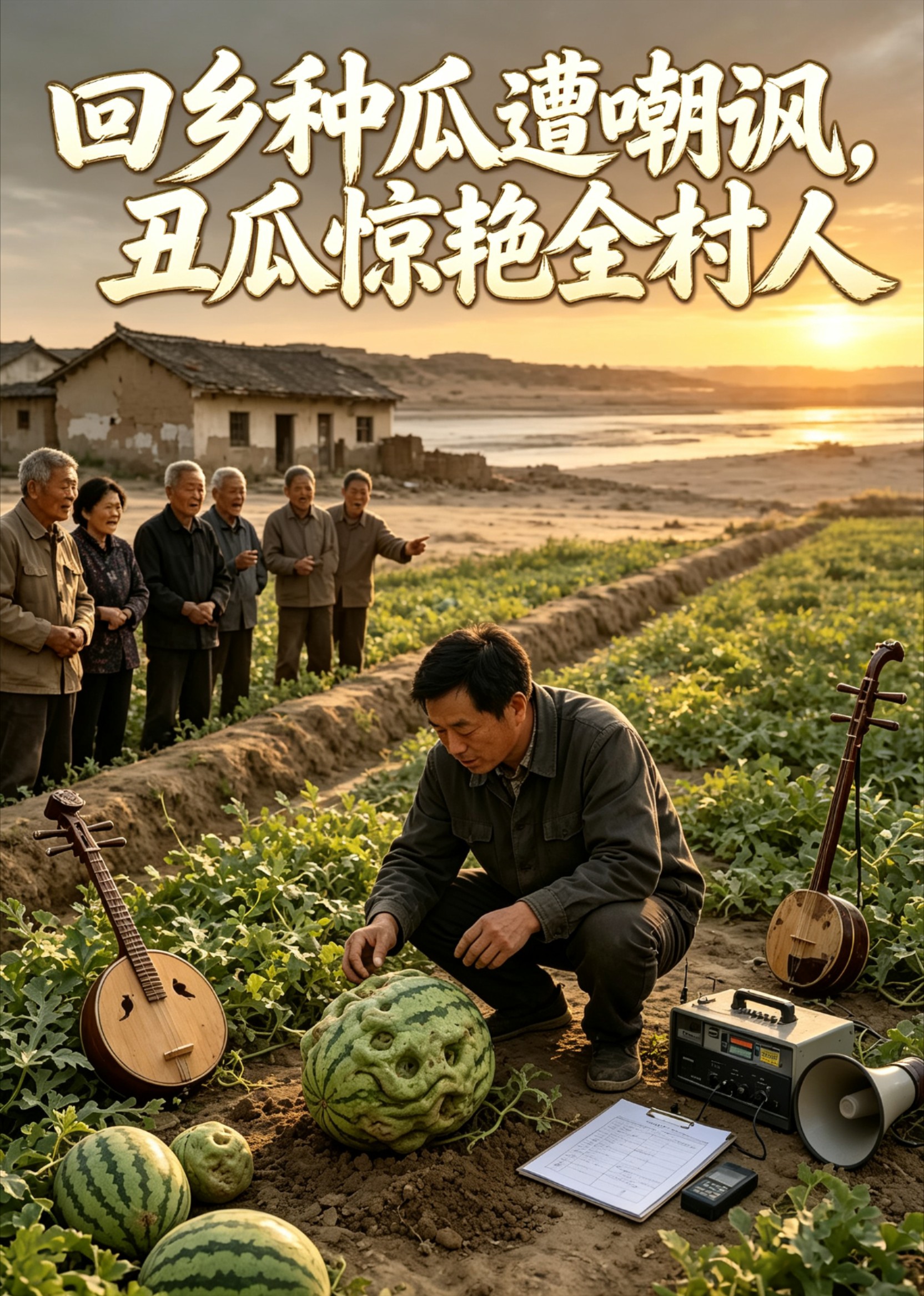 回乡种瓜遭嘲讽，丑瓜惊艳全村人封面图