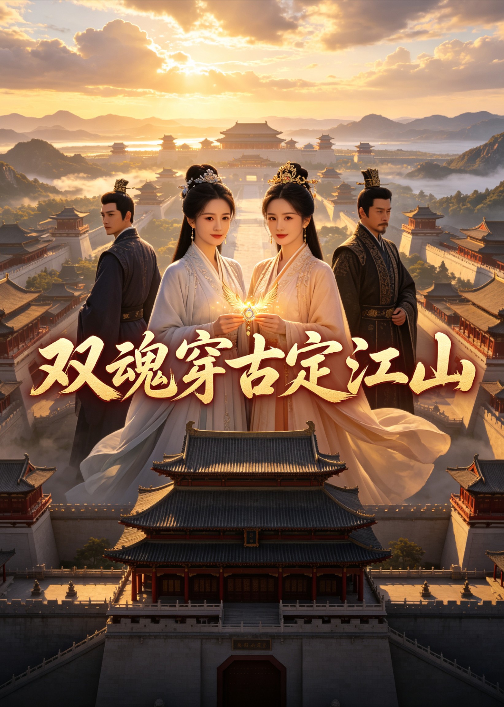 双魂穿古定江山