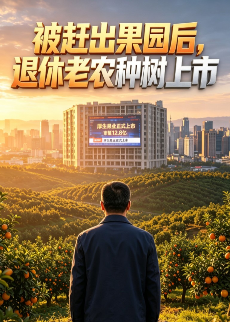被赶出果园后，退休老农种树上市