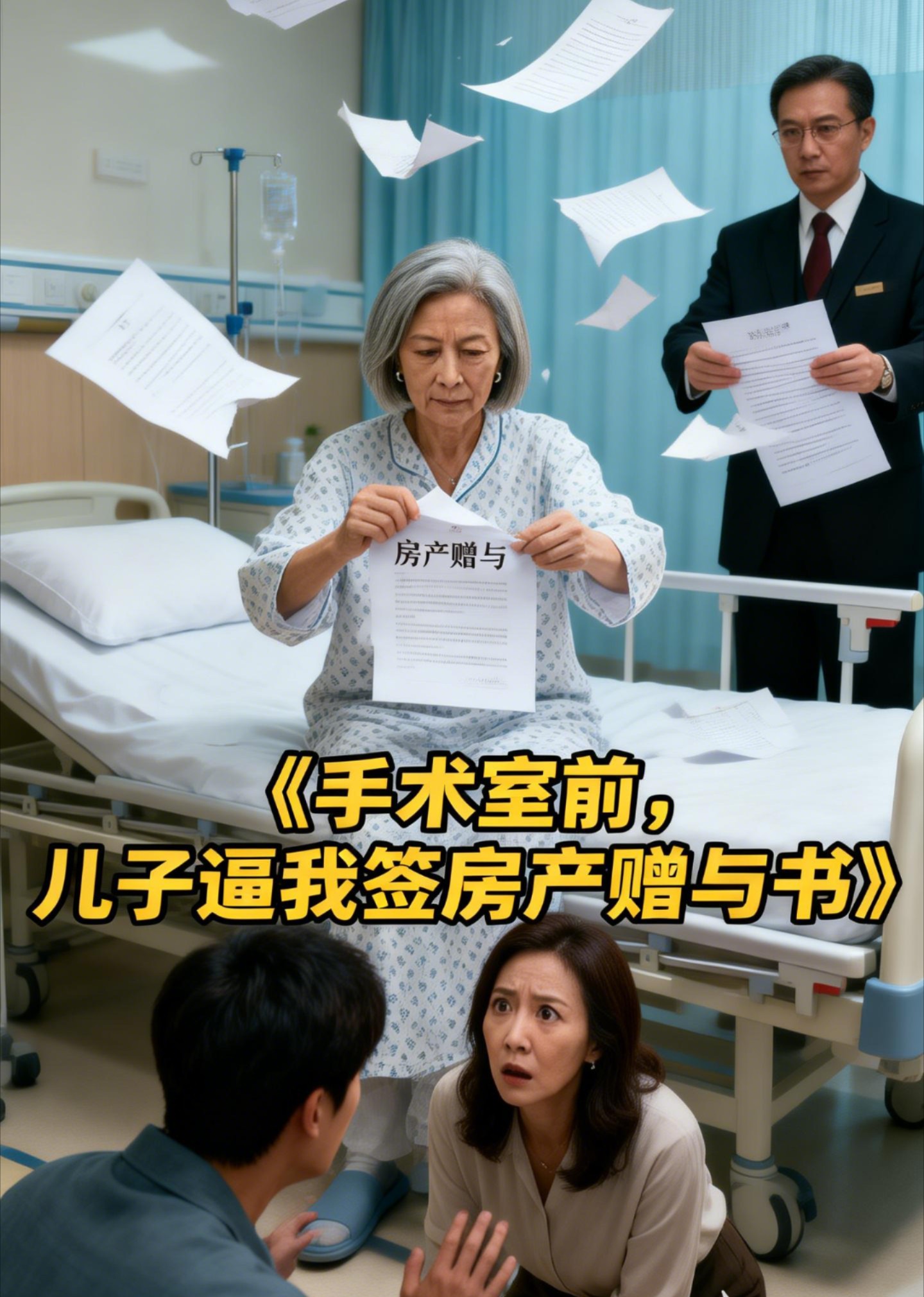 手术室前，儿子逼我签房产赠与书