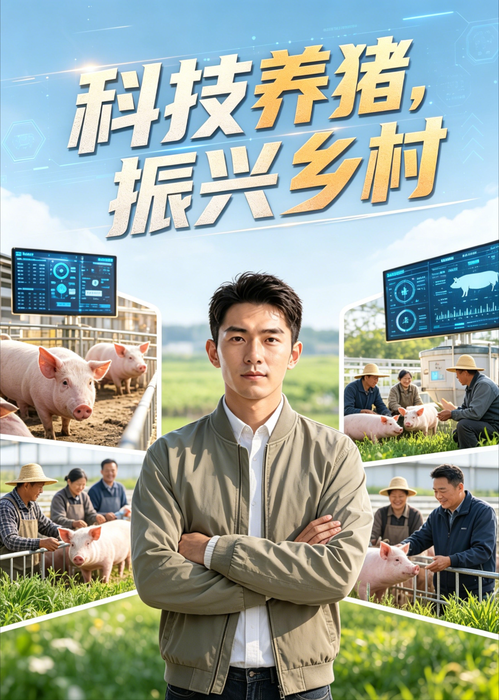 科技养猪，振兴乡村