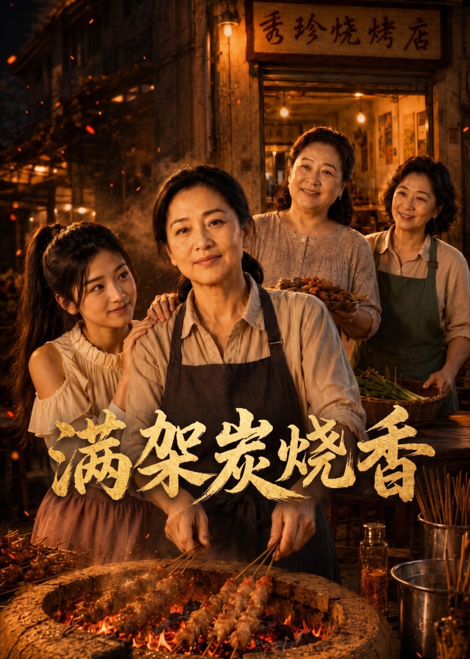 满架炭烧香