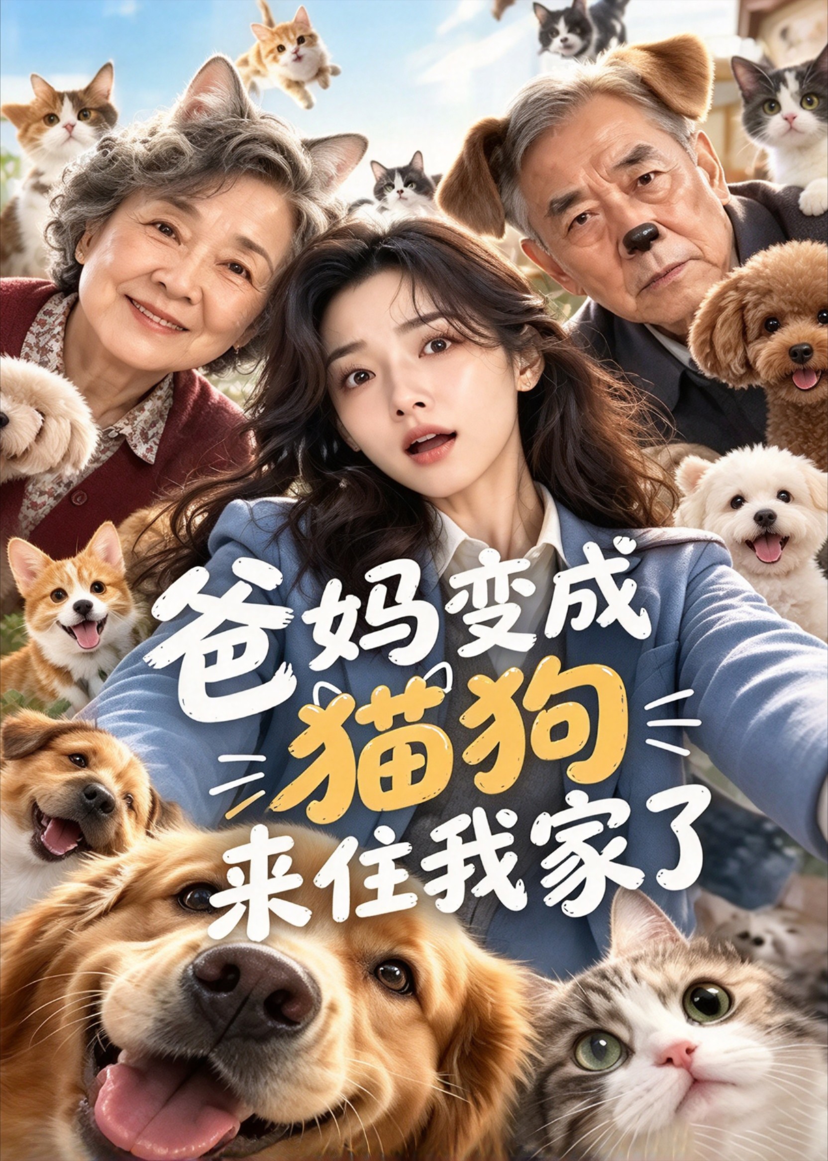 爸妈变成猫狗来住我家了封面图