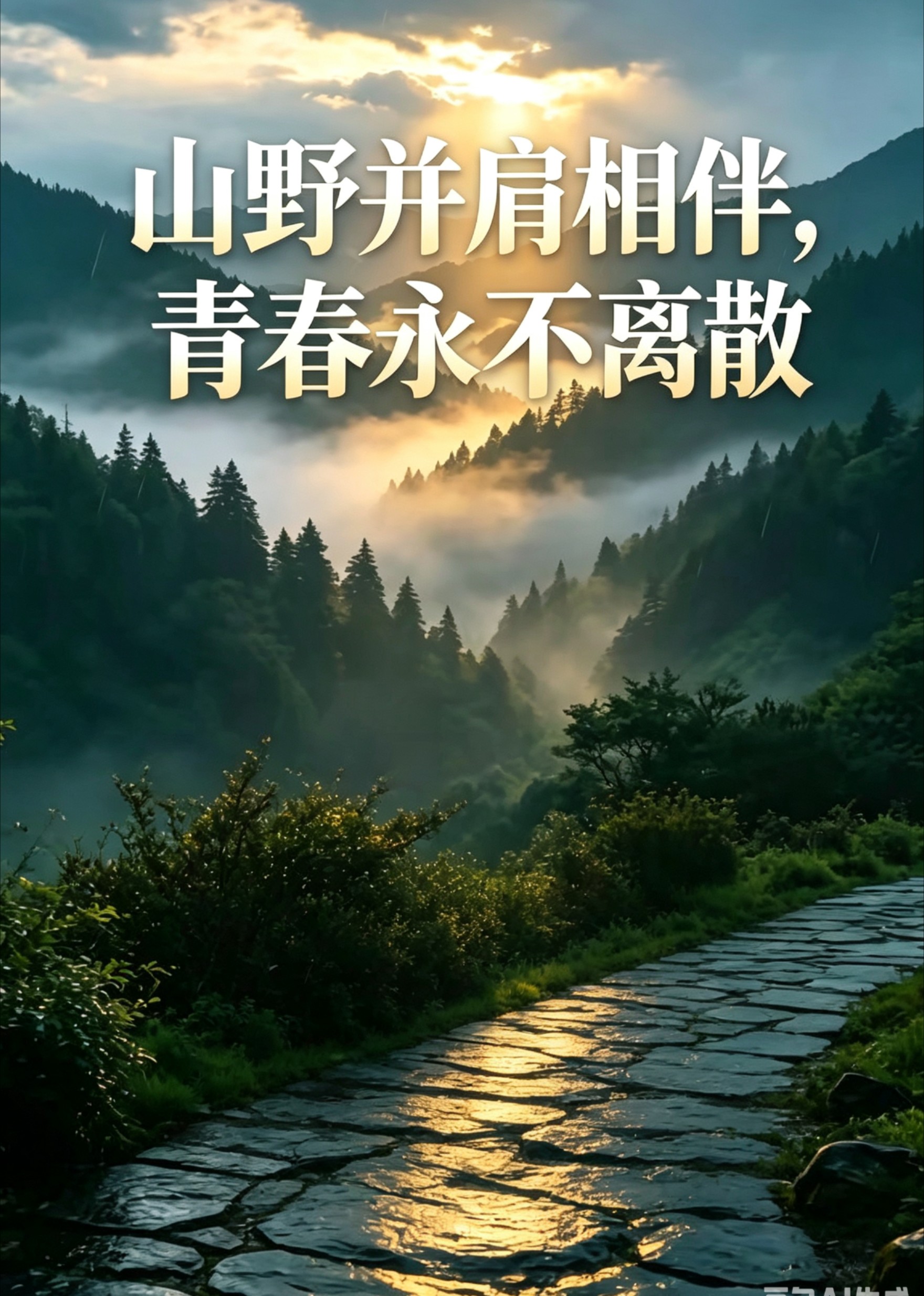 山野并肩相伴，青春永不离散封面图