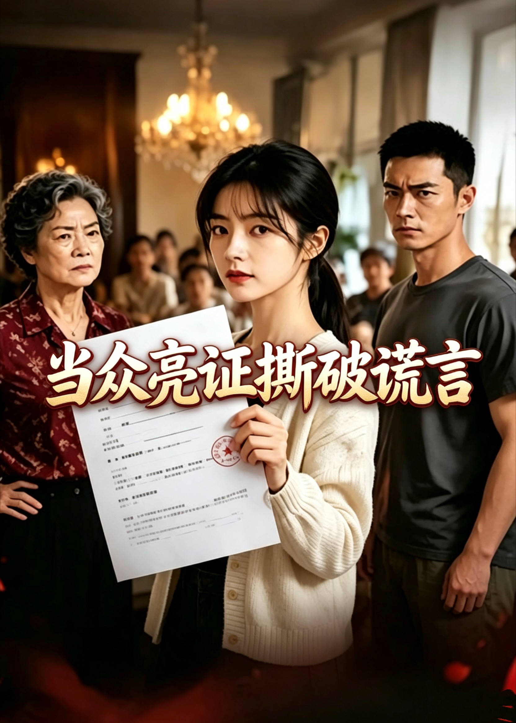 《当众亮证撕破谎言》