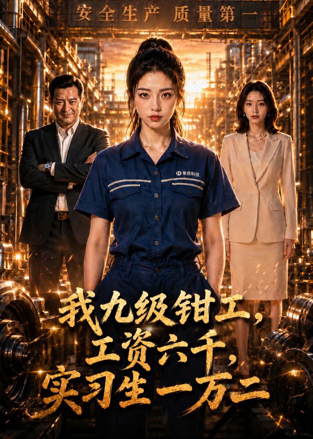 我九级钳工，工资六千，实习生一万二