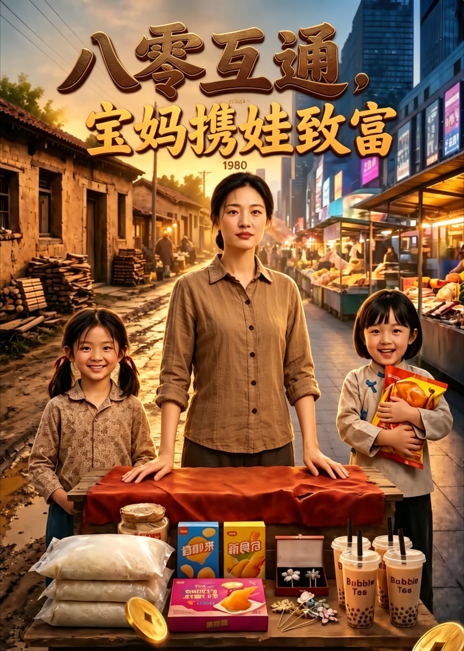 八零互通，宝妈携娃致富