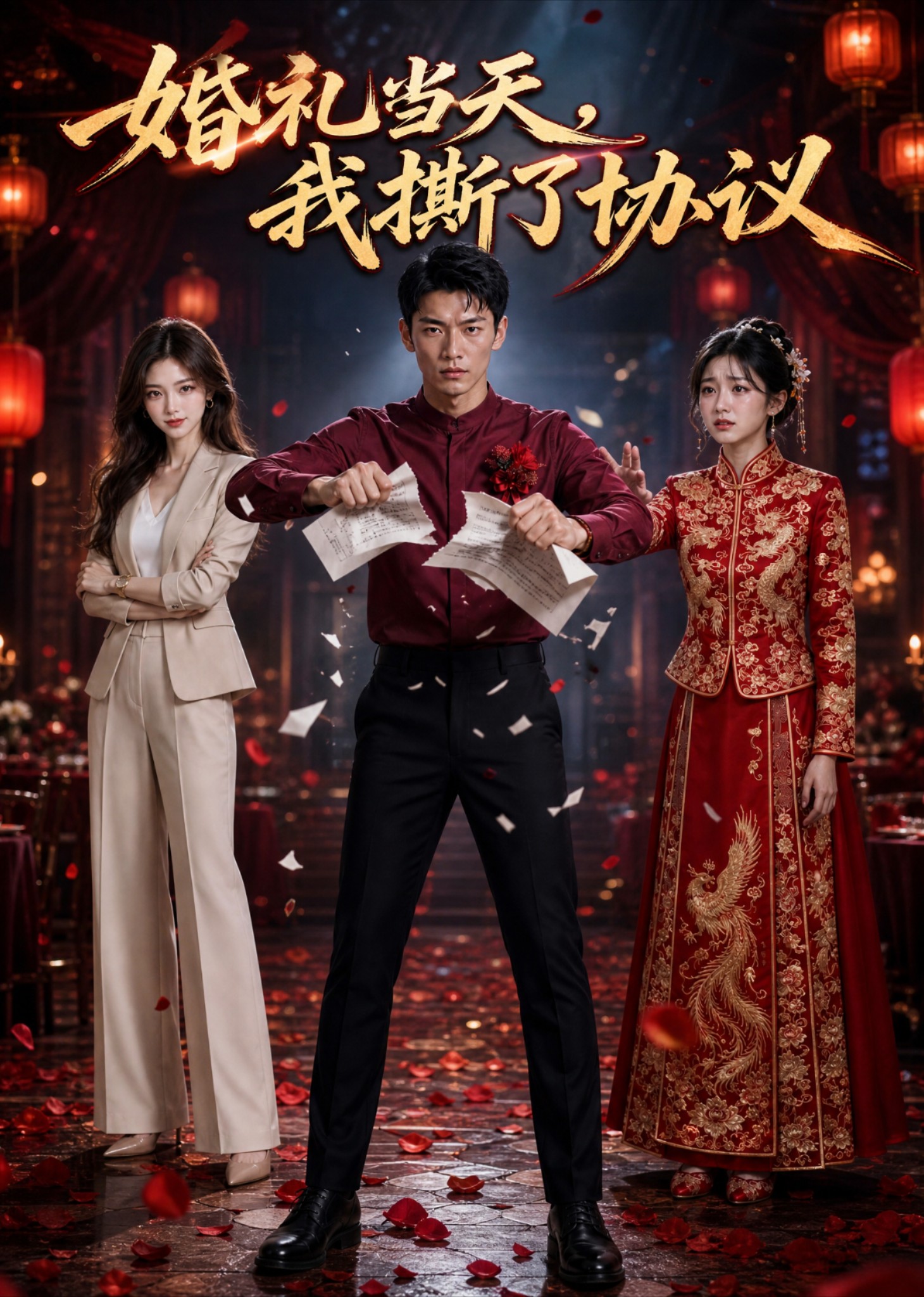 婚礼当天，我撕了协议封面图