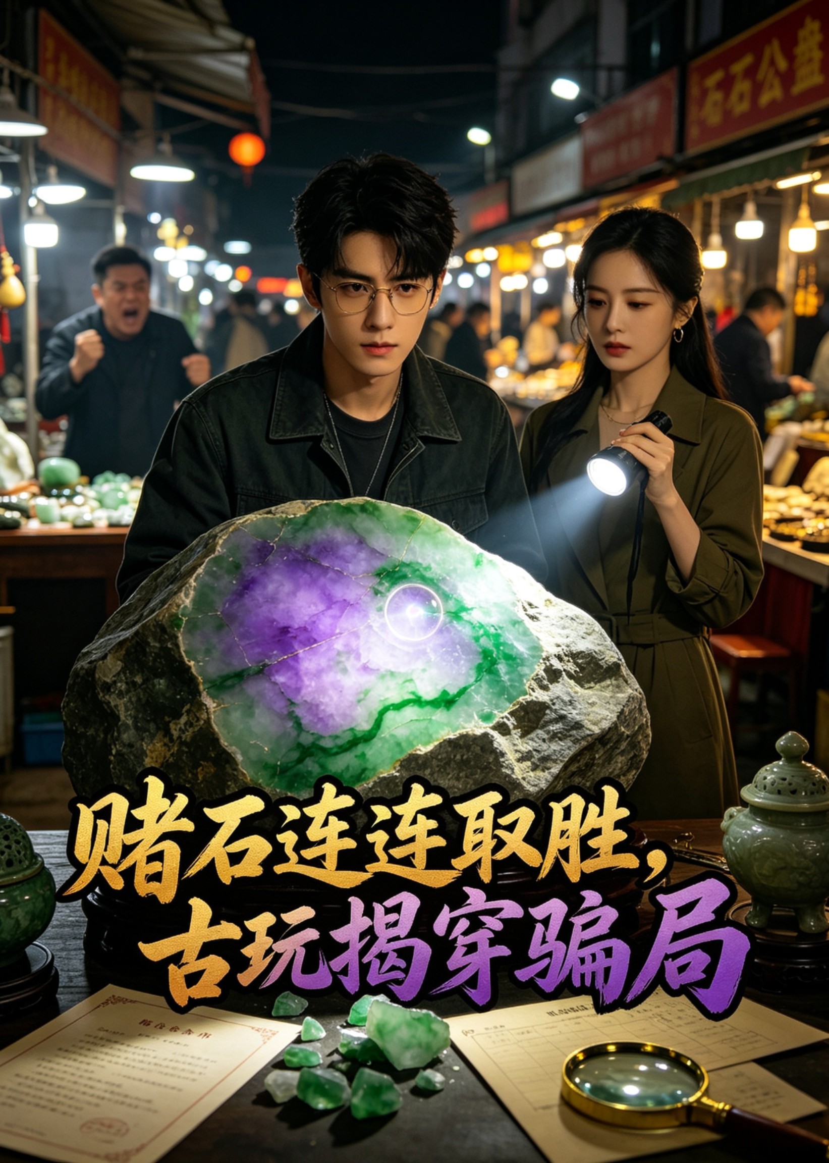 赌石连连取胜，古玩揭穿骗局
