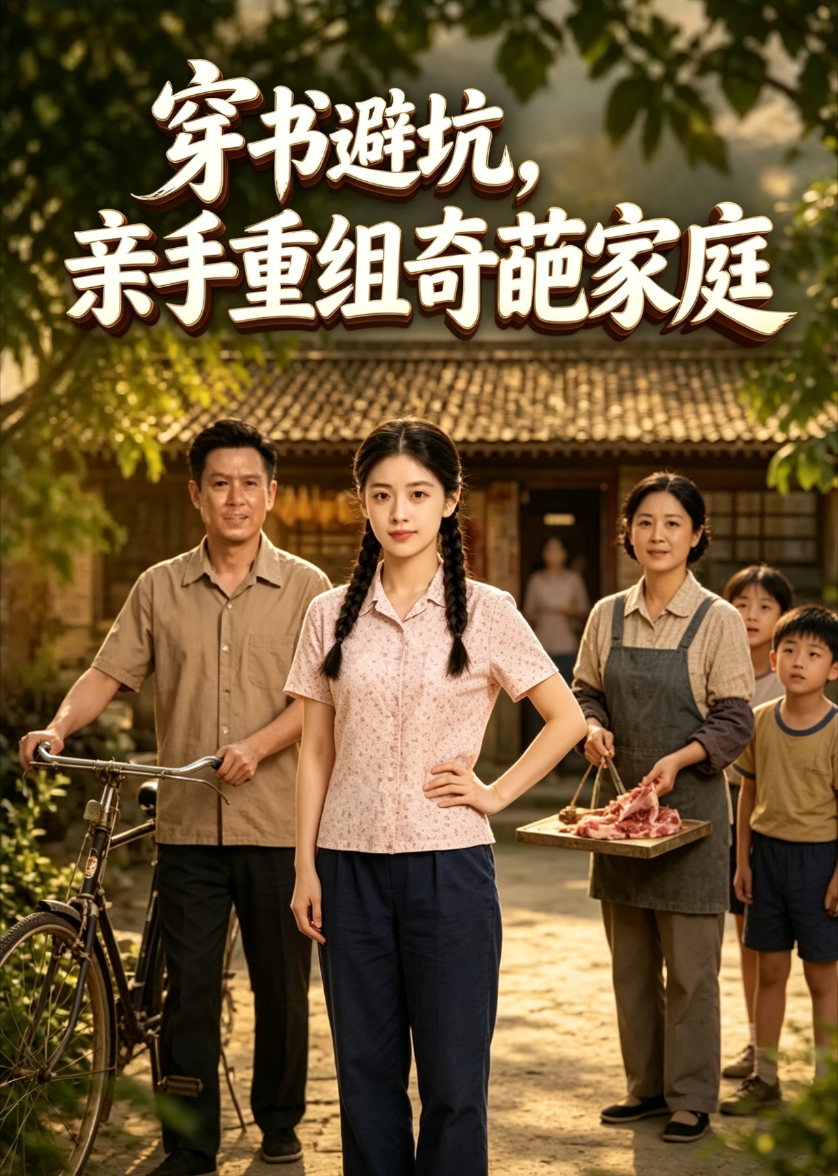 穿书避坑，亲手重组奇葩家庭封面图