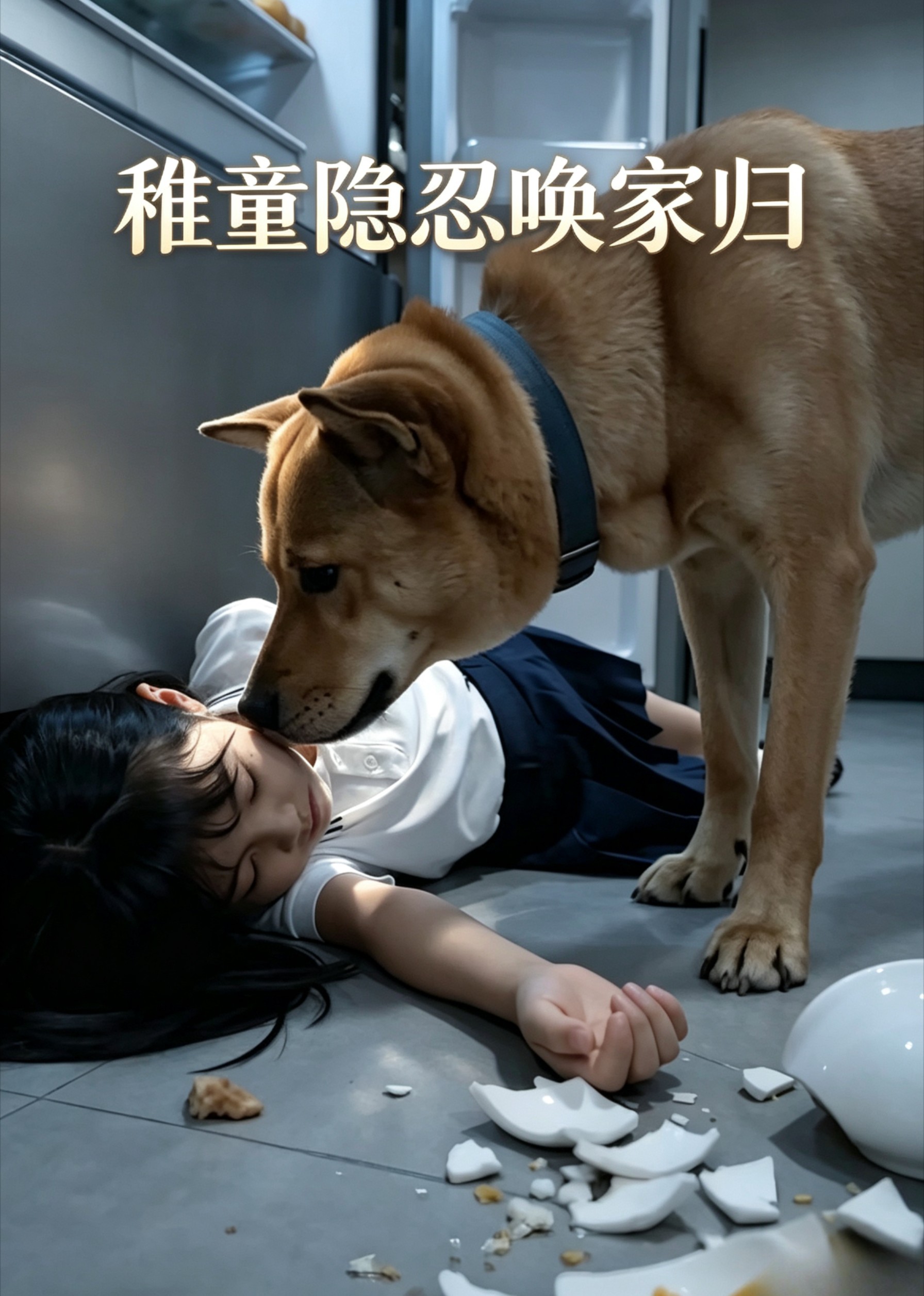 稚童隐忍唤家归封面图