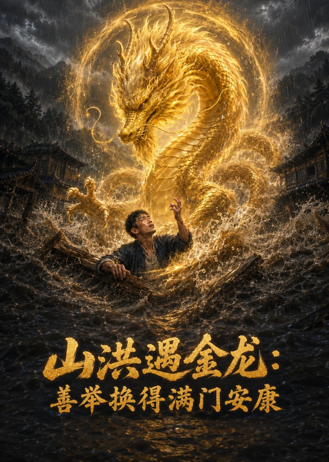 山洪遇金龙：善举换得满门安康