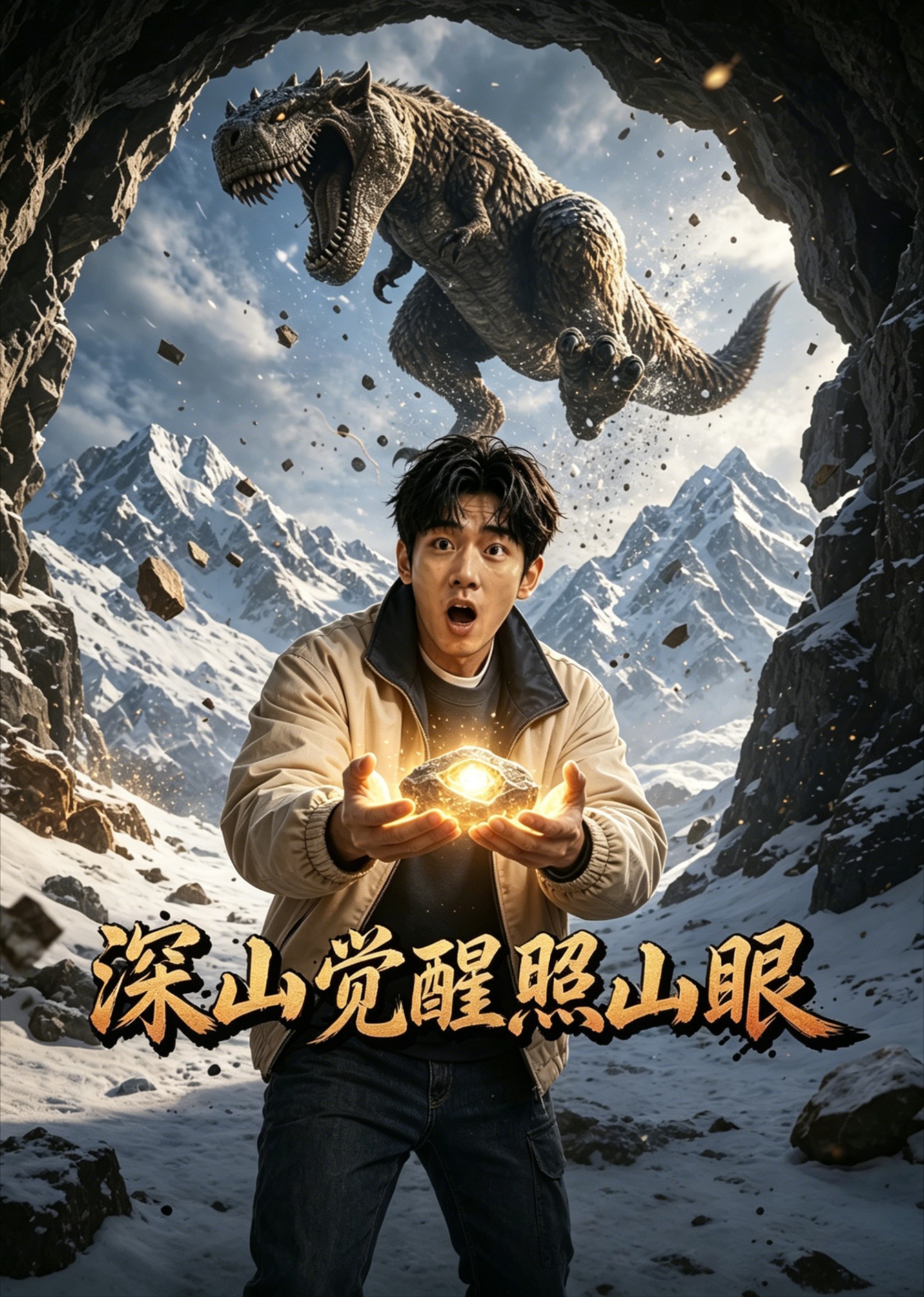 深山觉醒照山眼