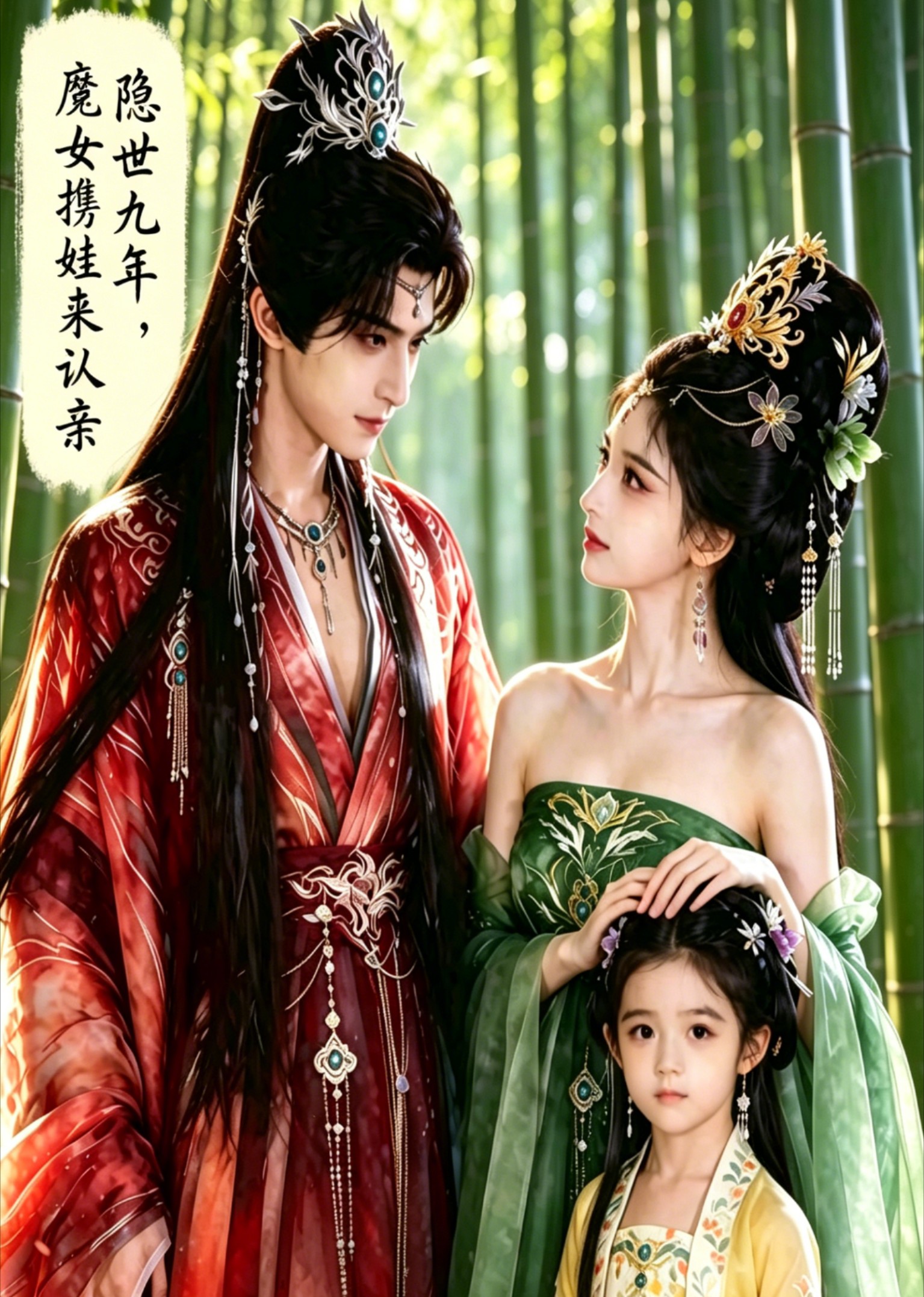 隐世九年，魔女携娃来认亲