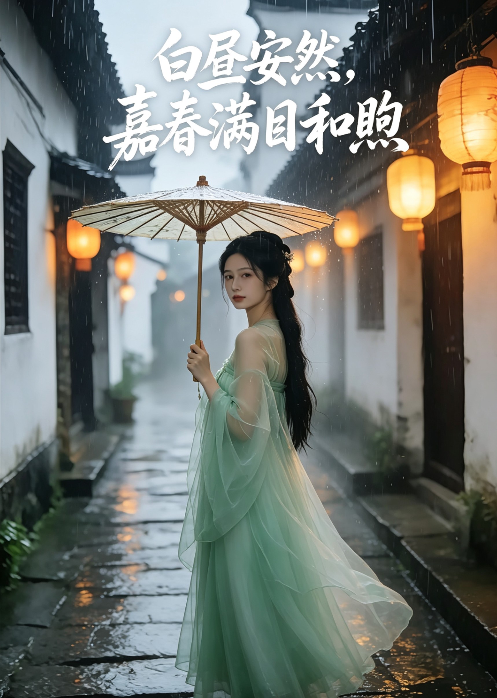 白昼安然，嘉春满目和煦