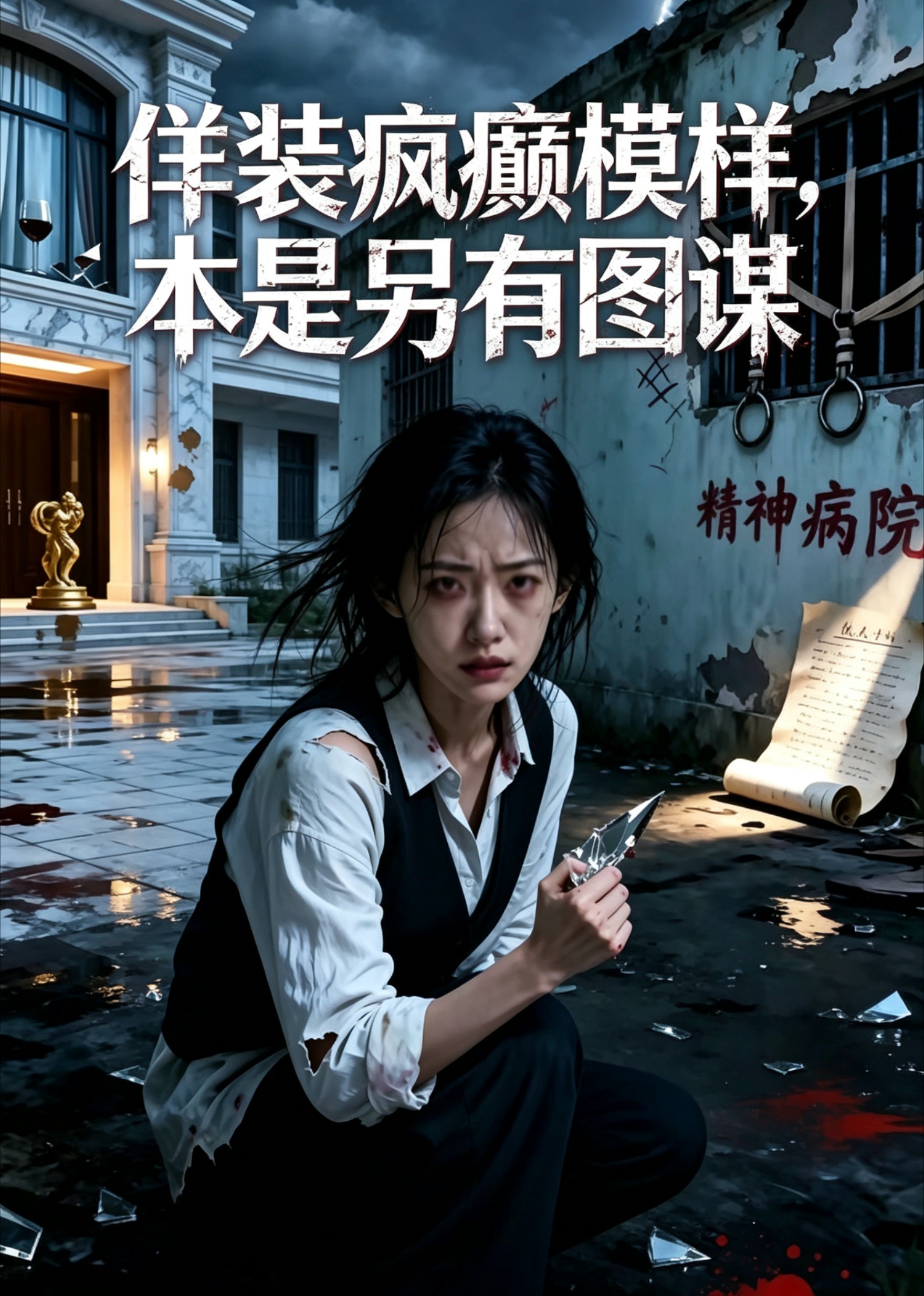 佯装疯癫模样，本是另有图谋