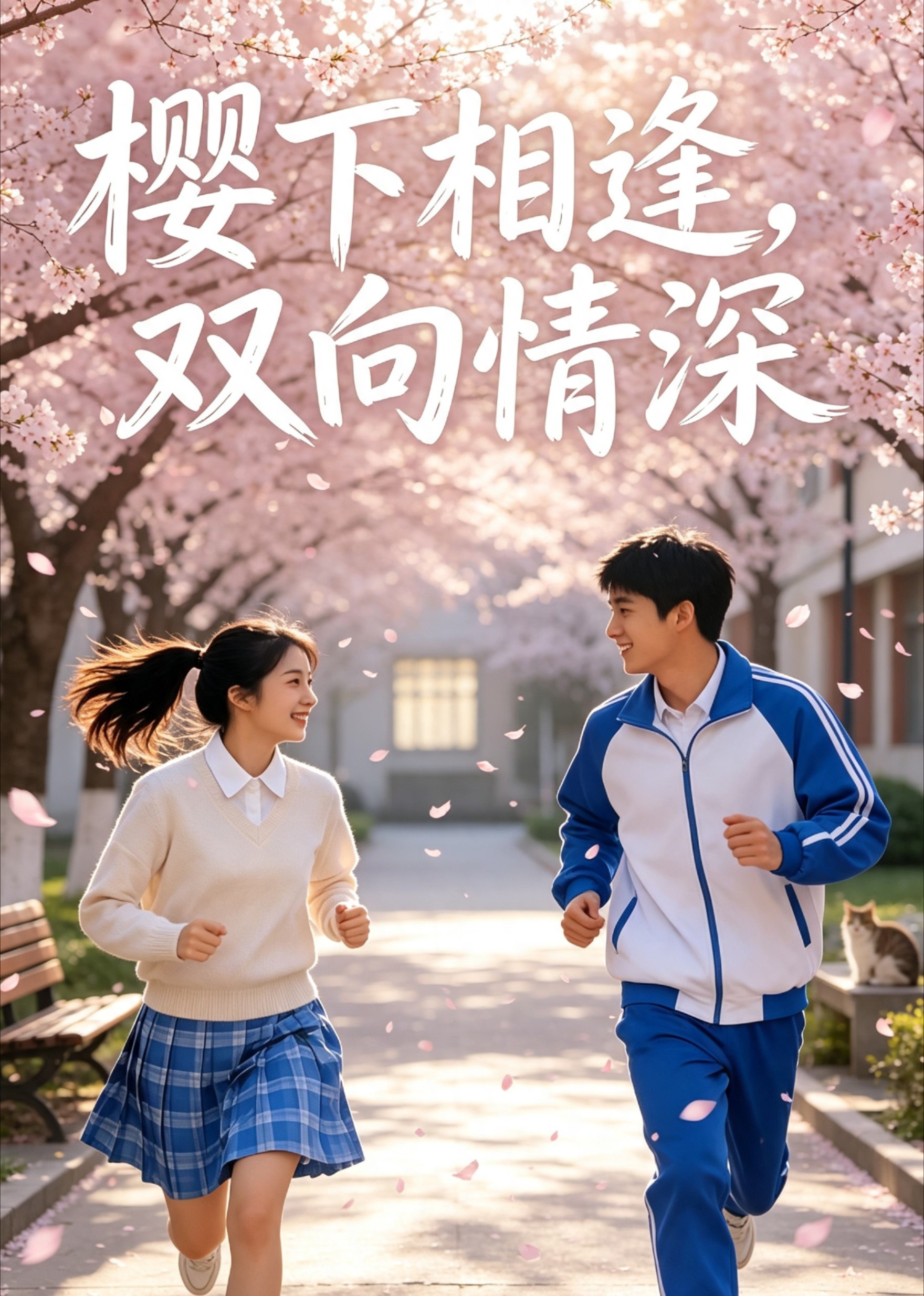 樱下相逢，双向情深